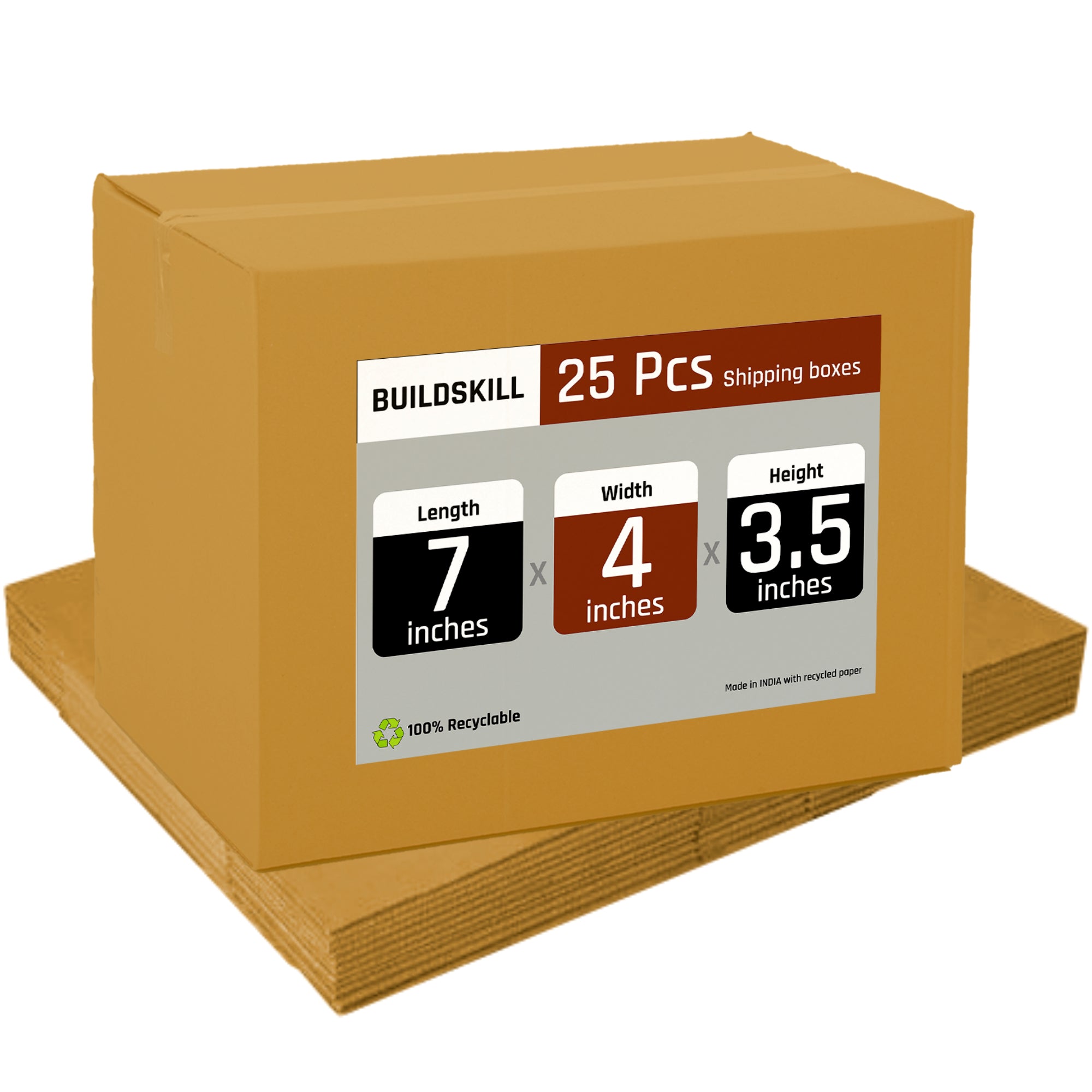 Buildskill 3 Ply Corrugated Box (XS)