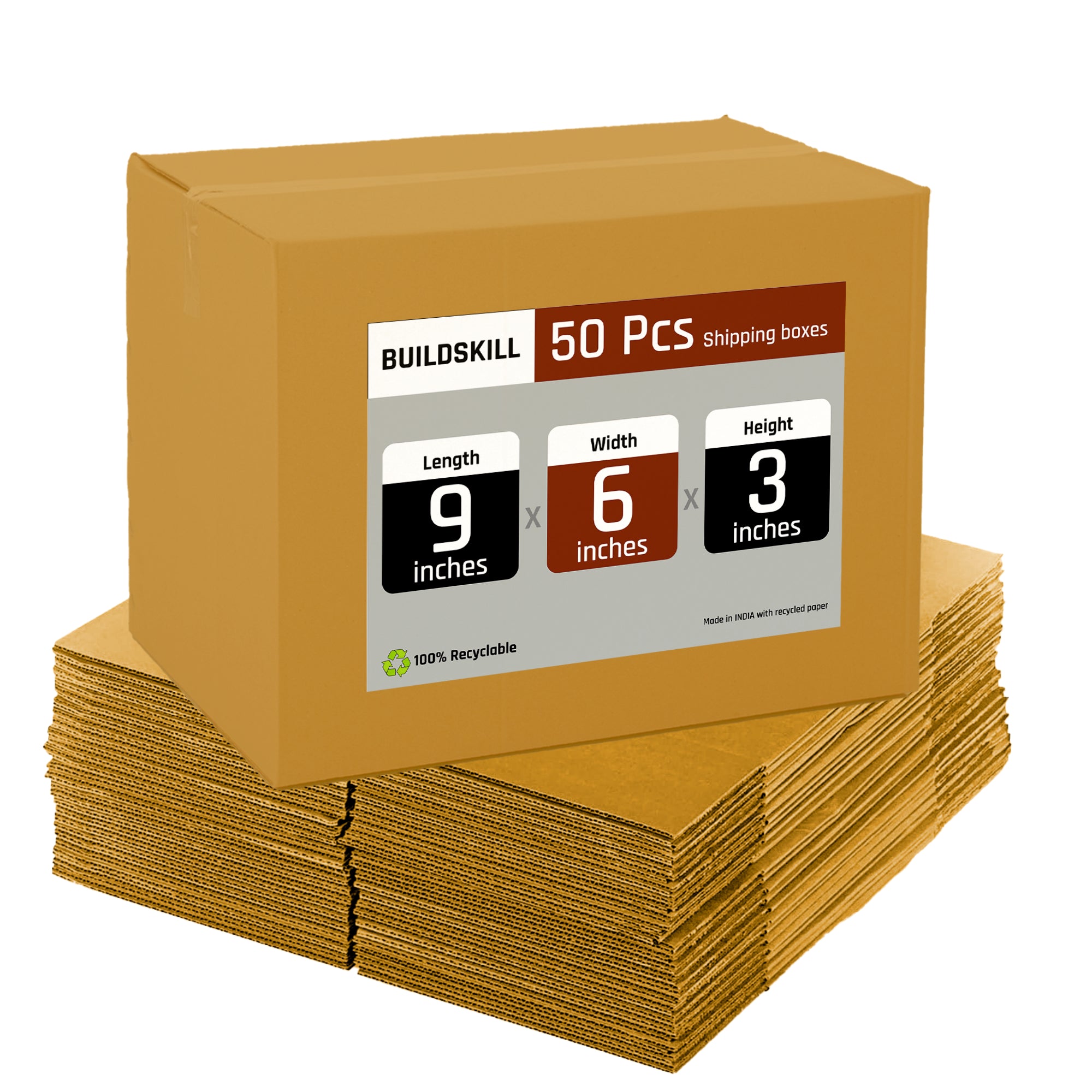 Buildskill 3 Ply Corrugated Box (XS)