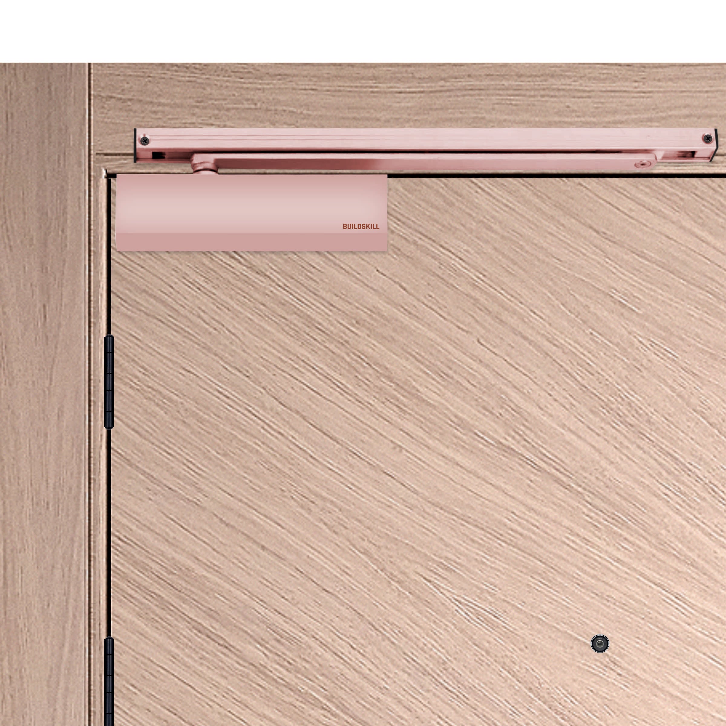Buildskill Square Door Closer with Cover - Load Capacity 85kg