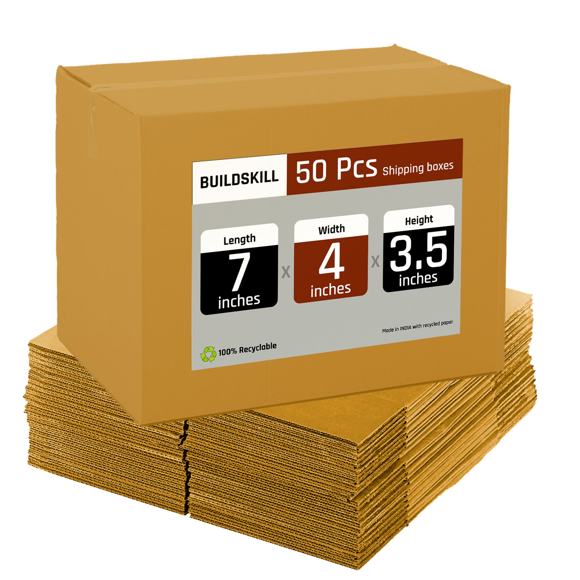 Buildskill 3 Ply Corrugated Box (XS)