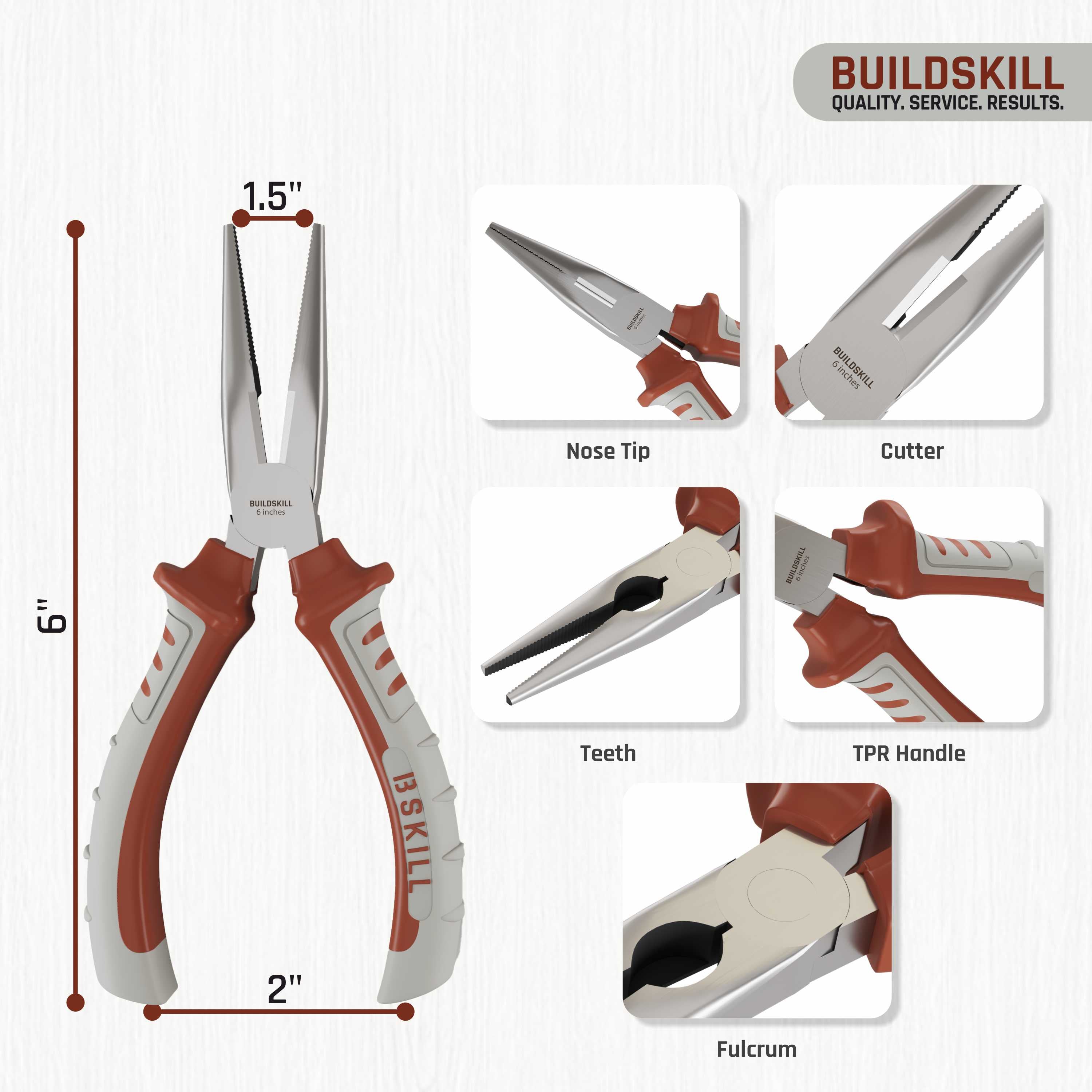 Buildskill Needle Nose Plier
