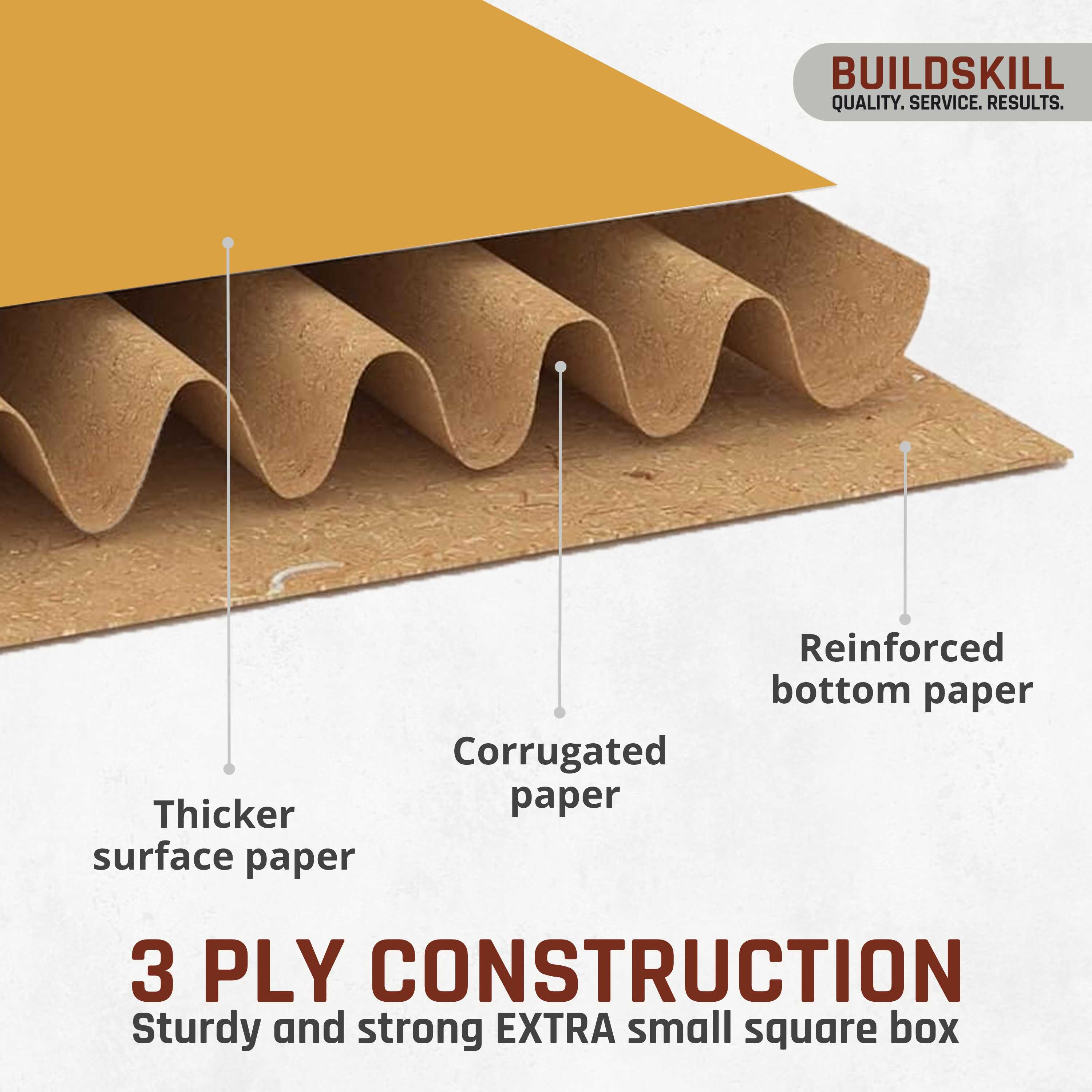 Buildskill 3 Ply Corrugated Box (XS)