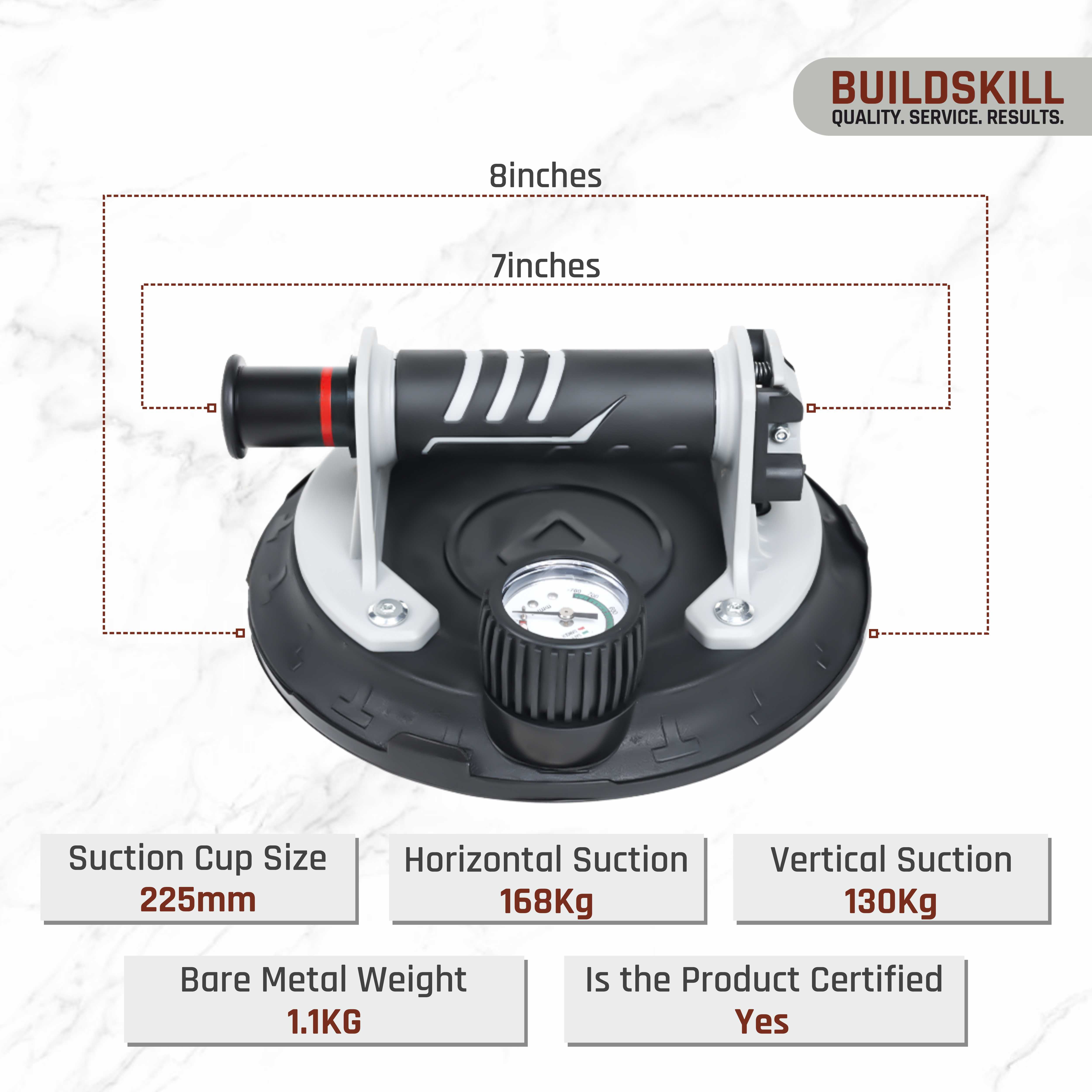 Buildskill Tile Lifter Manual with Meter