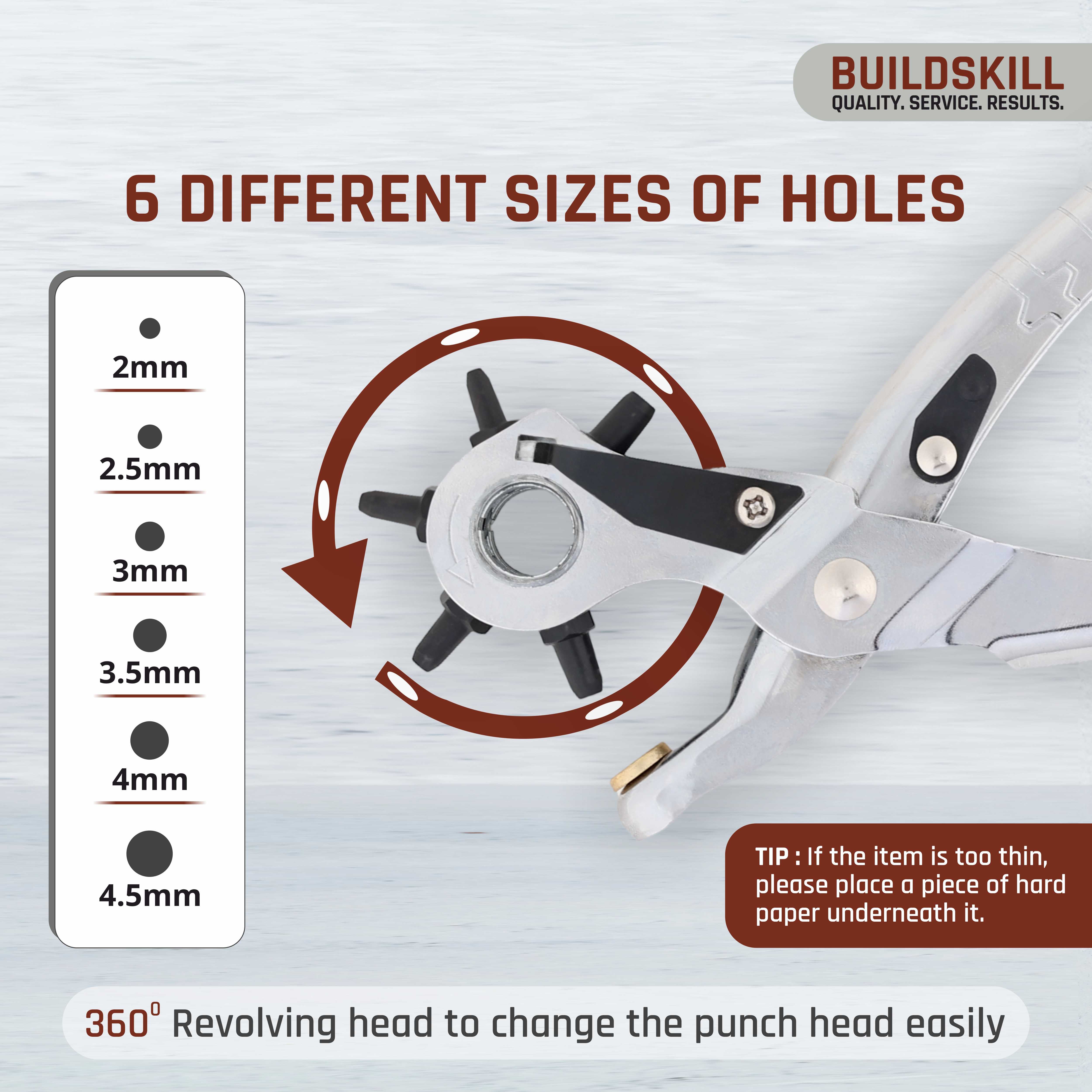 Buildskill Leather Hole Puncher – Durable and Precise Tool