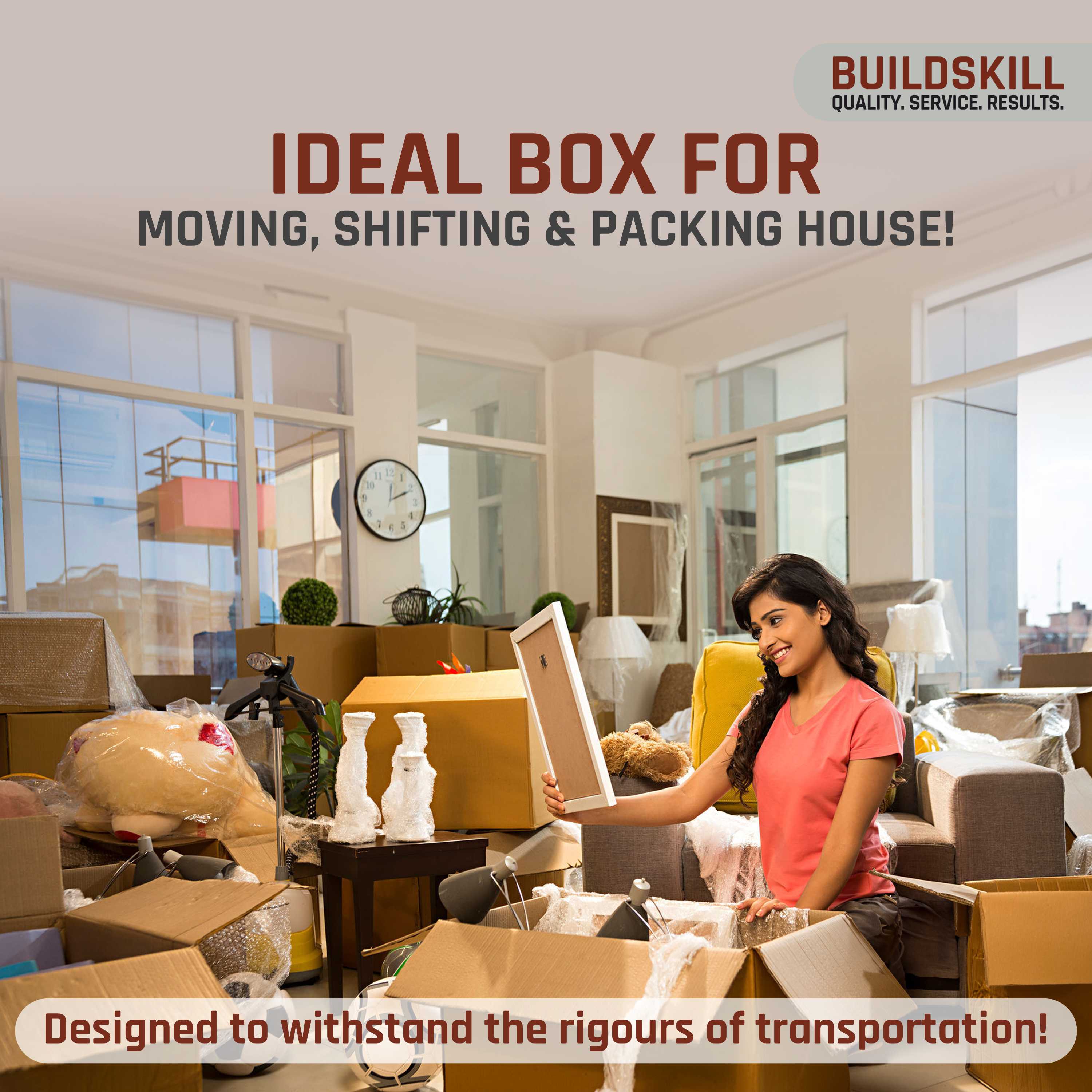 Buildskill 5 Ply Corrugated Box (XL)