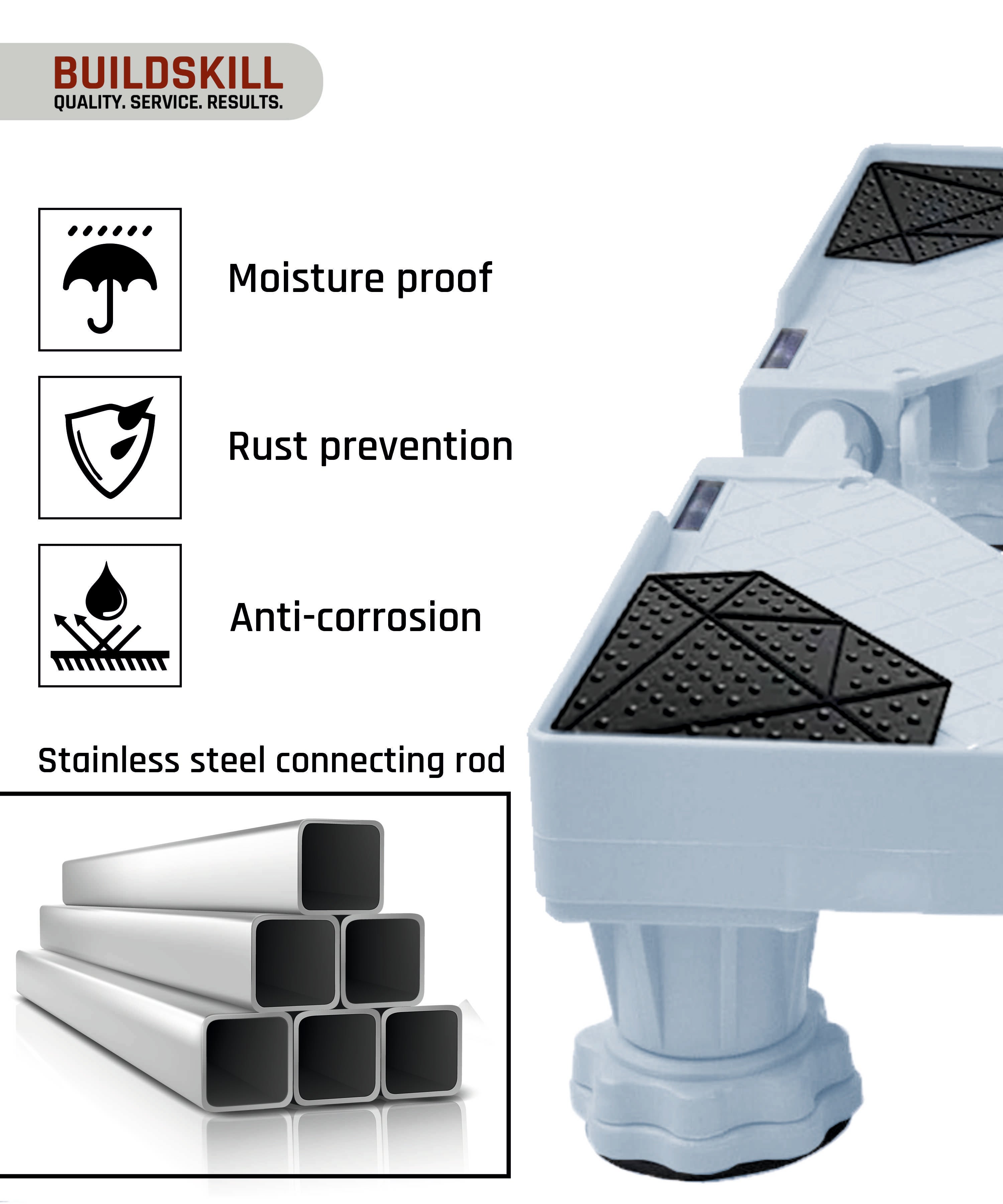 Buildskill Washing Machine Stand (12 Legs)