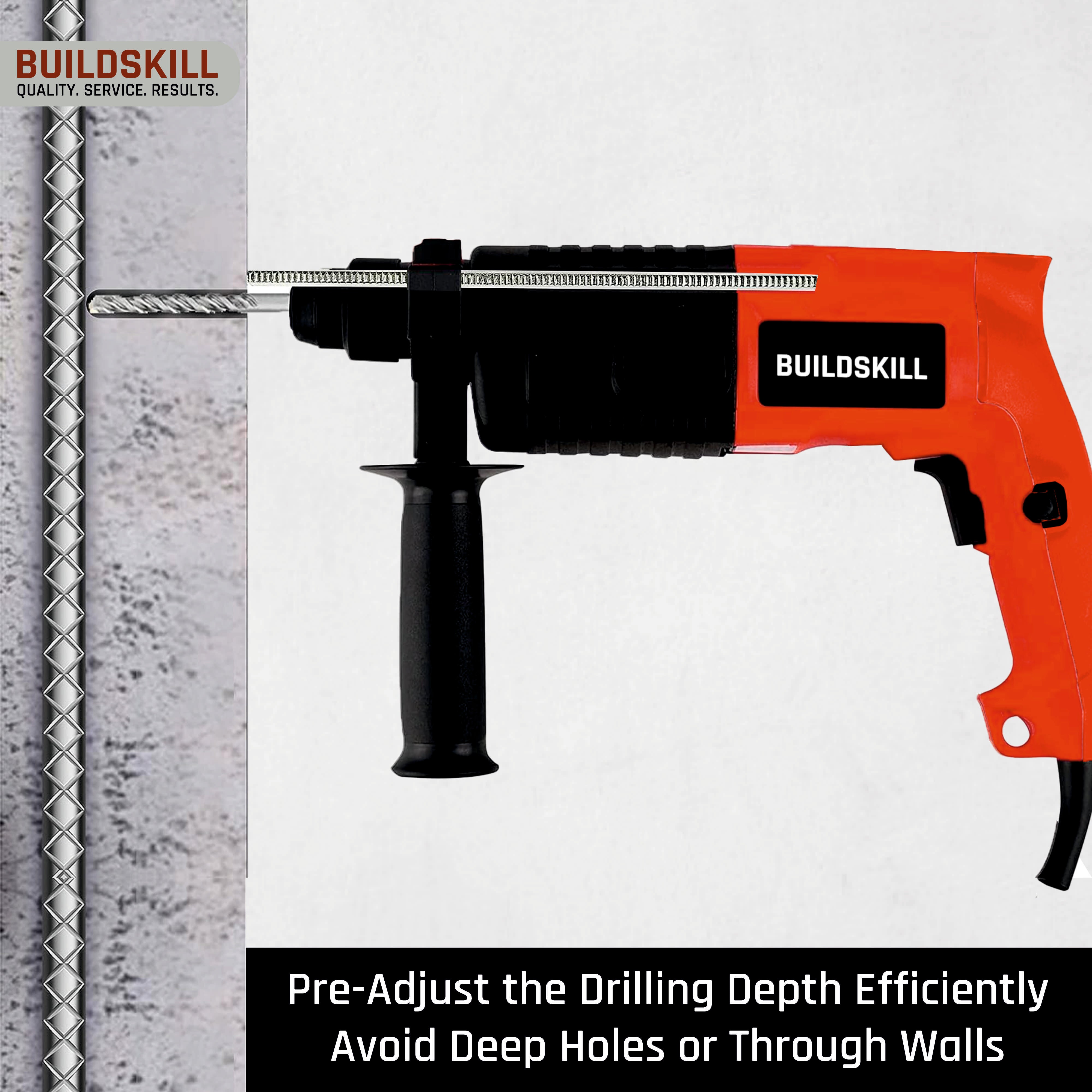 Buildskill Hammer Drill – 20 MM Impact Capacity