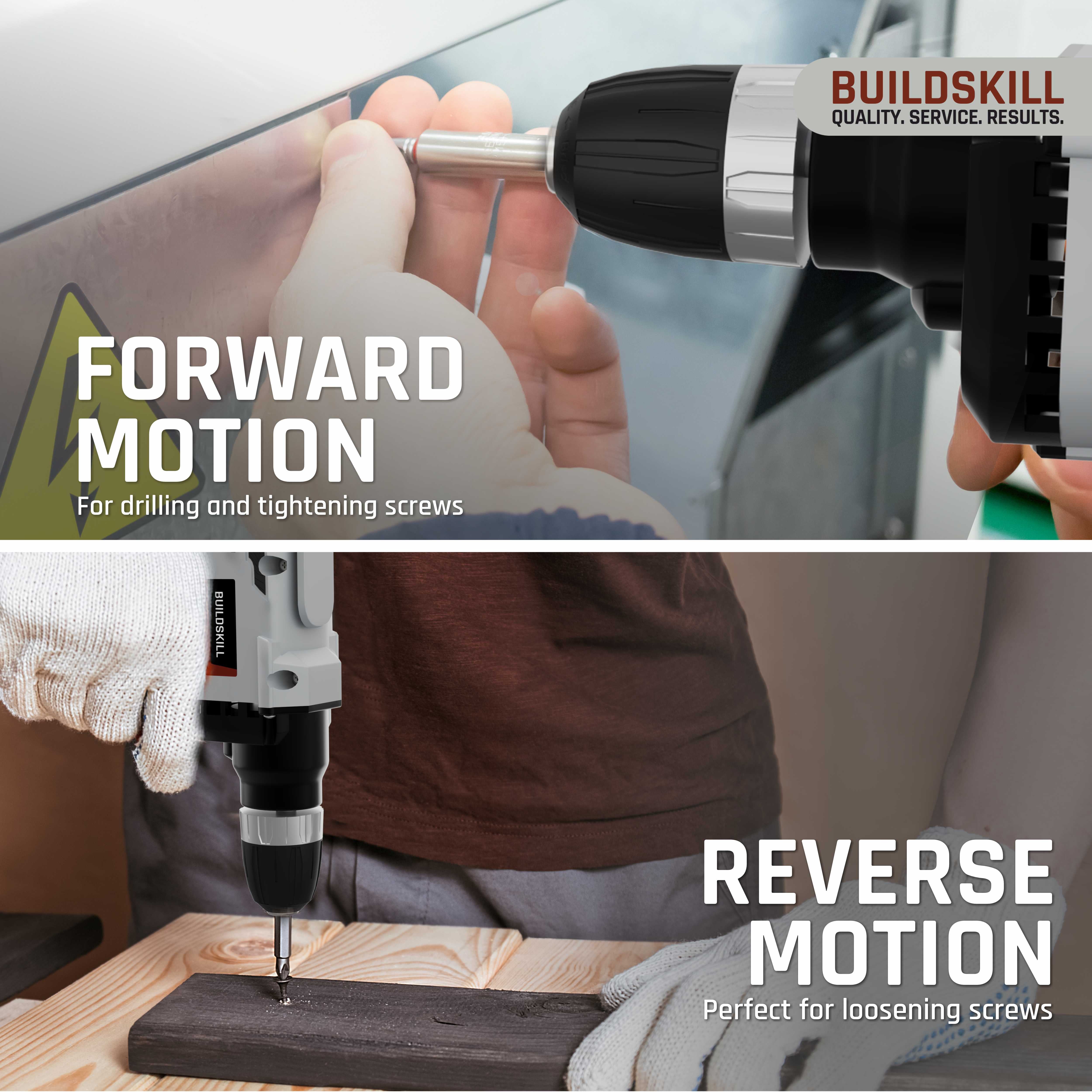 Buildskill 400W Electric Drill Machine 10MM Keyless Chuck