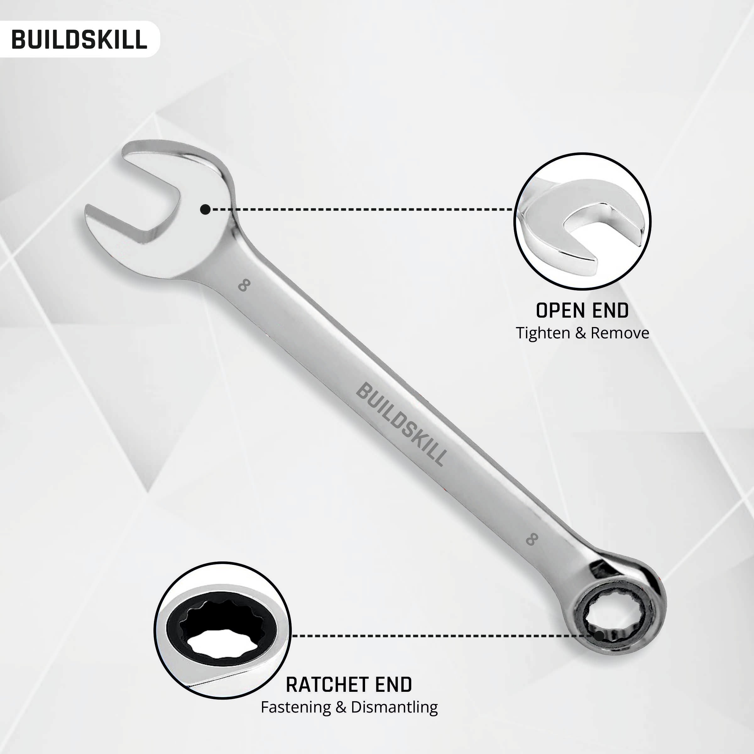 Buildskill Combination Ratchet Spanner