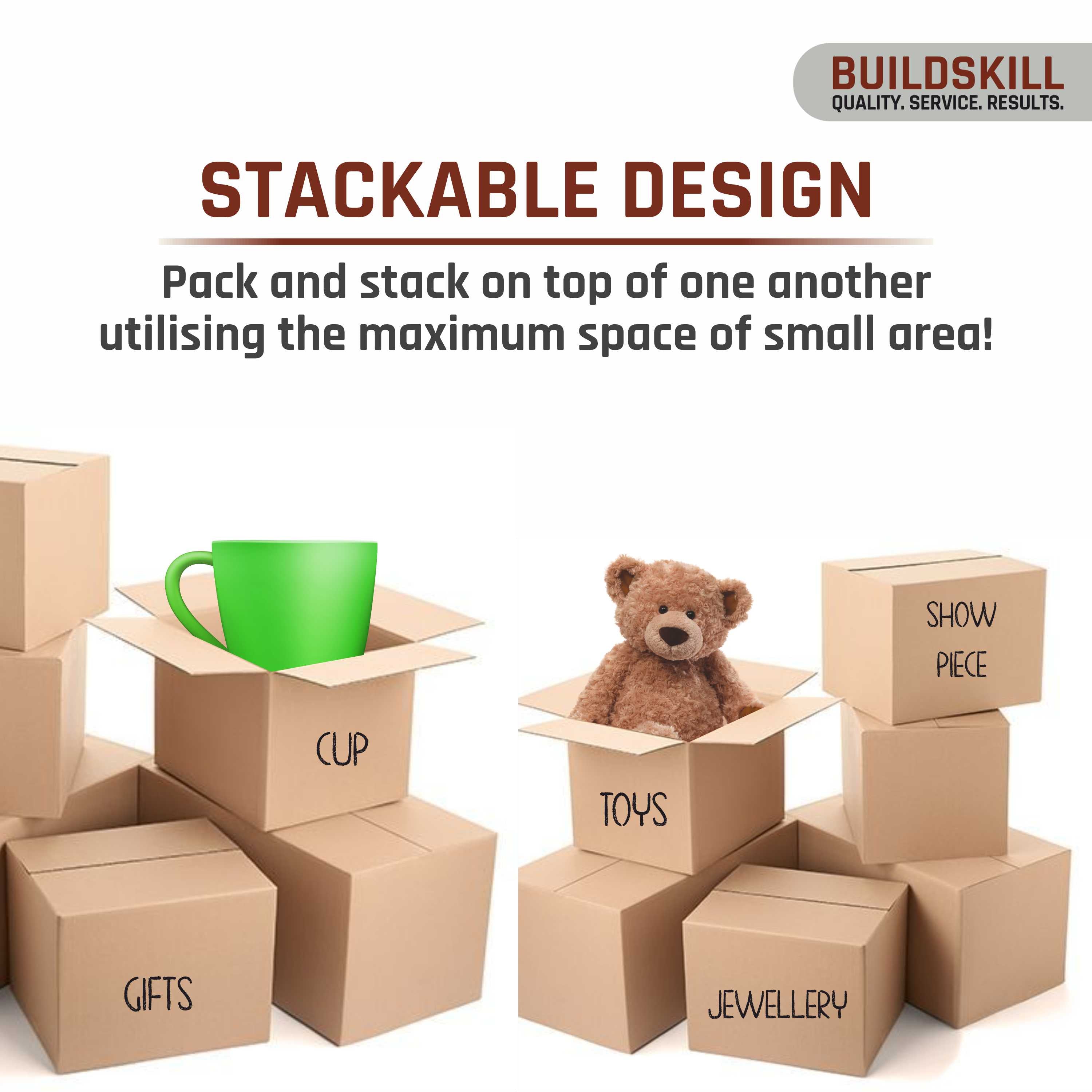 Buildskill 3 Ply Corrugated Box (XS)