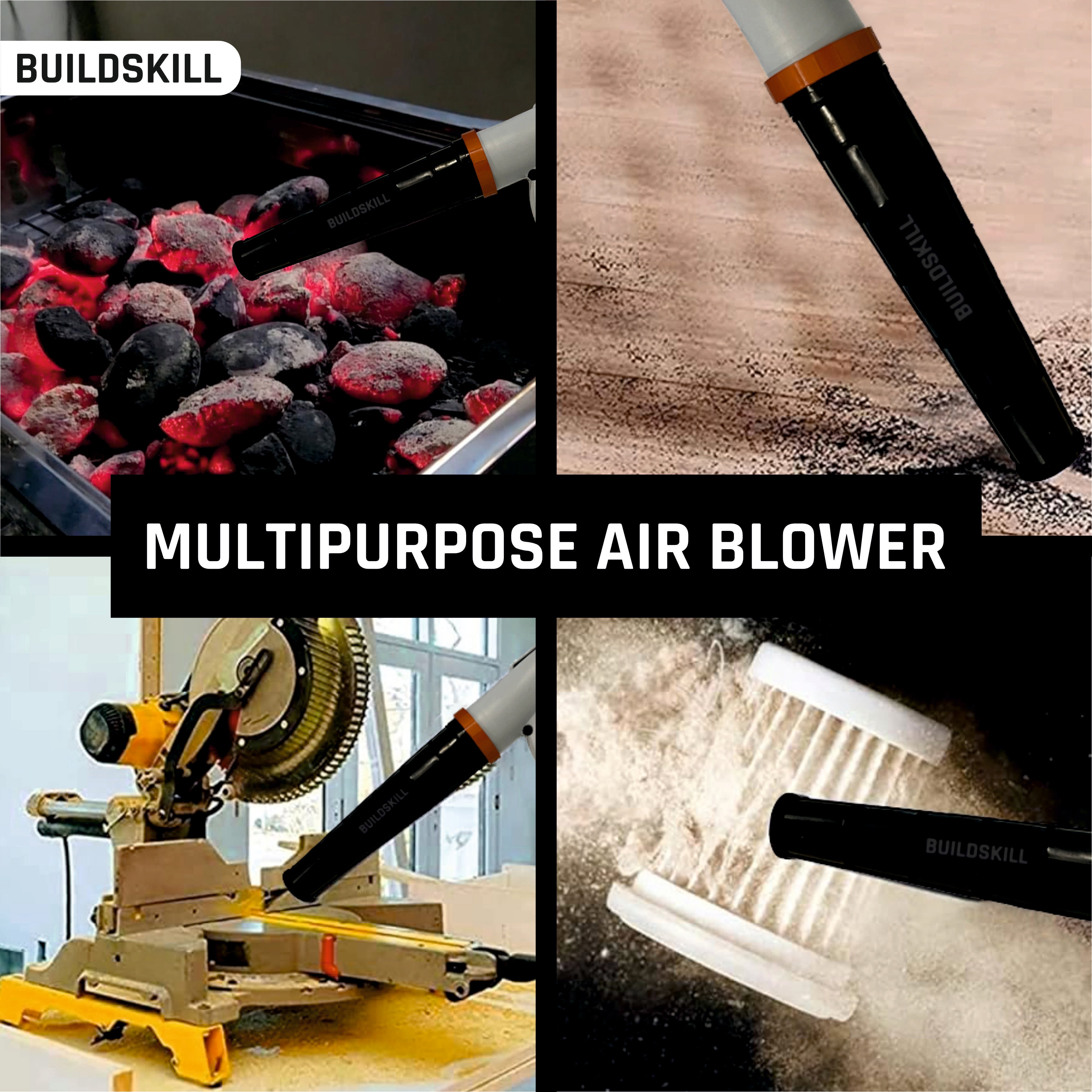 Buildskill 575W Blower with Copper Motor (16000 RPM, Fixed Speed)