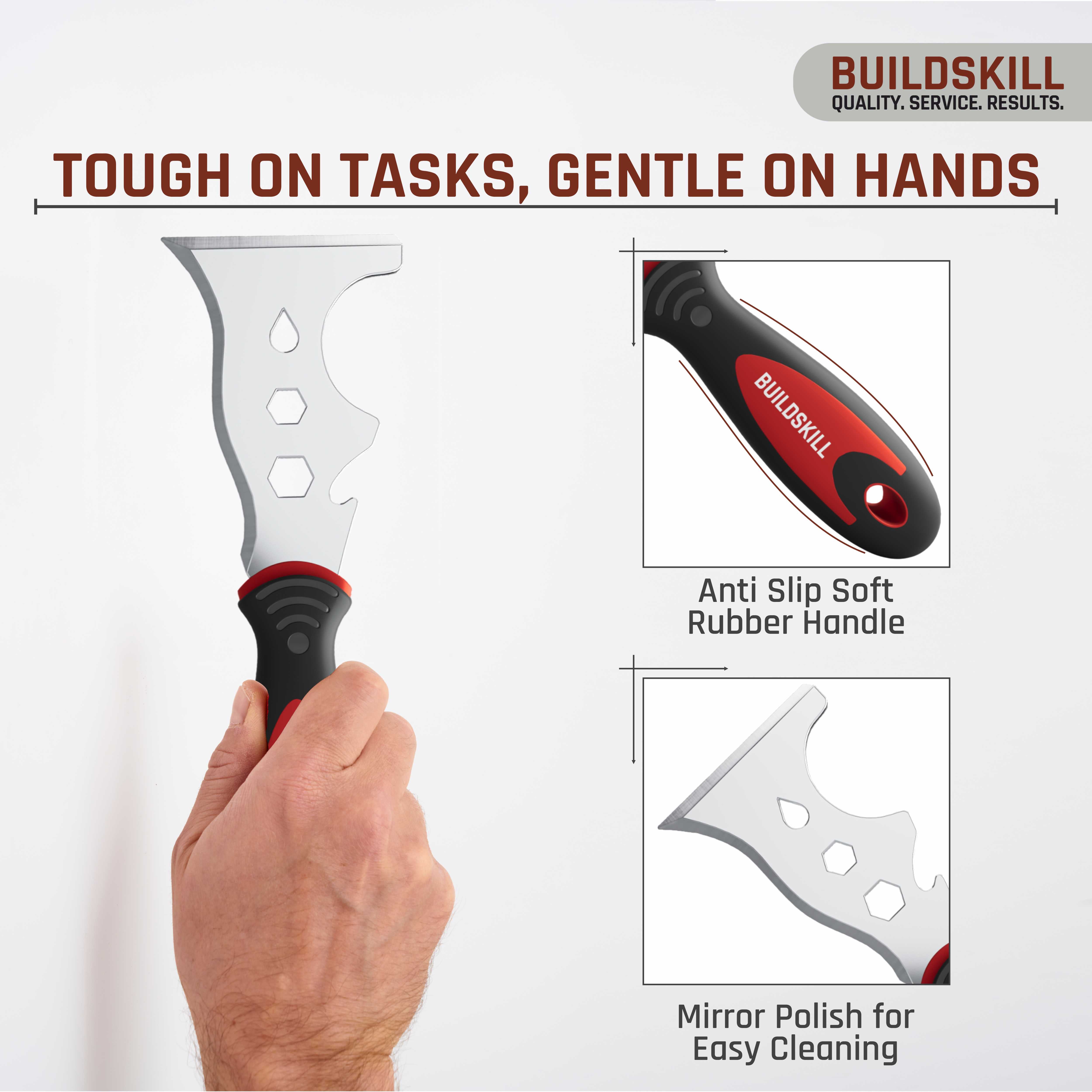 Buildskill Multi-Tool 12-in-1 Putty Scraper