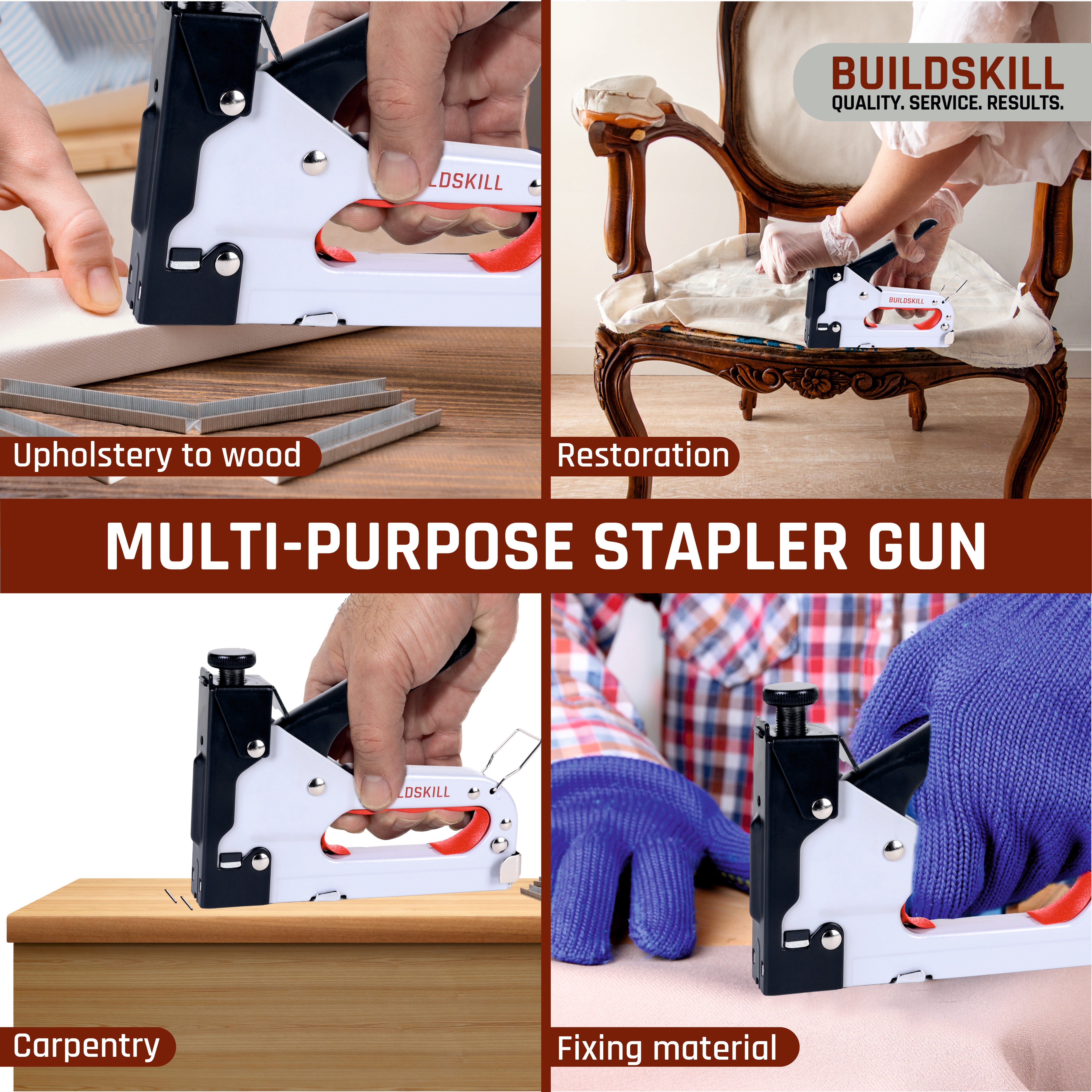Buildskill Staple Gun 4 in 1 (4-14 mm)