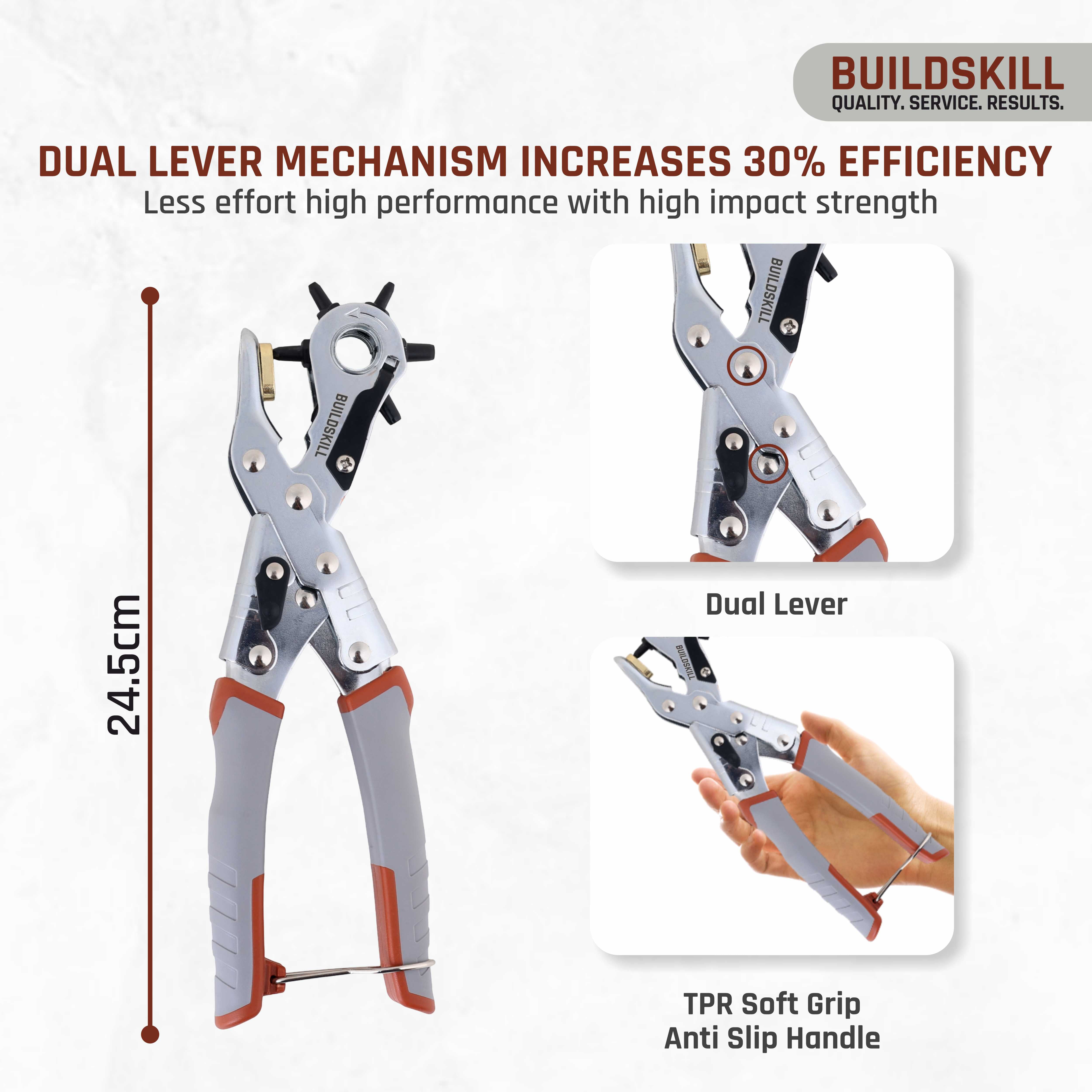 Buildskill Leather Hole Puncher – Durable and Precise Tool