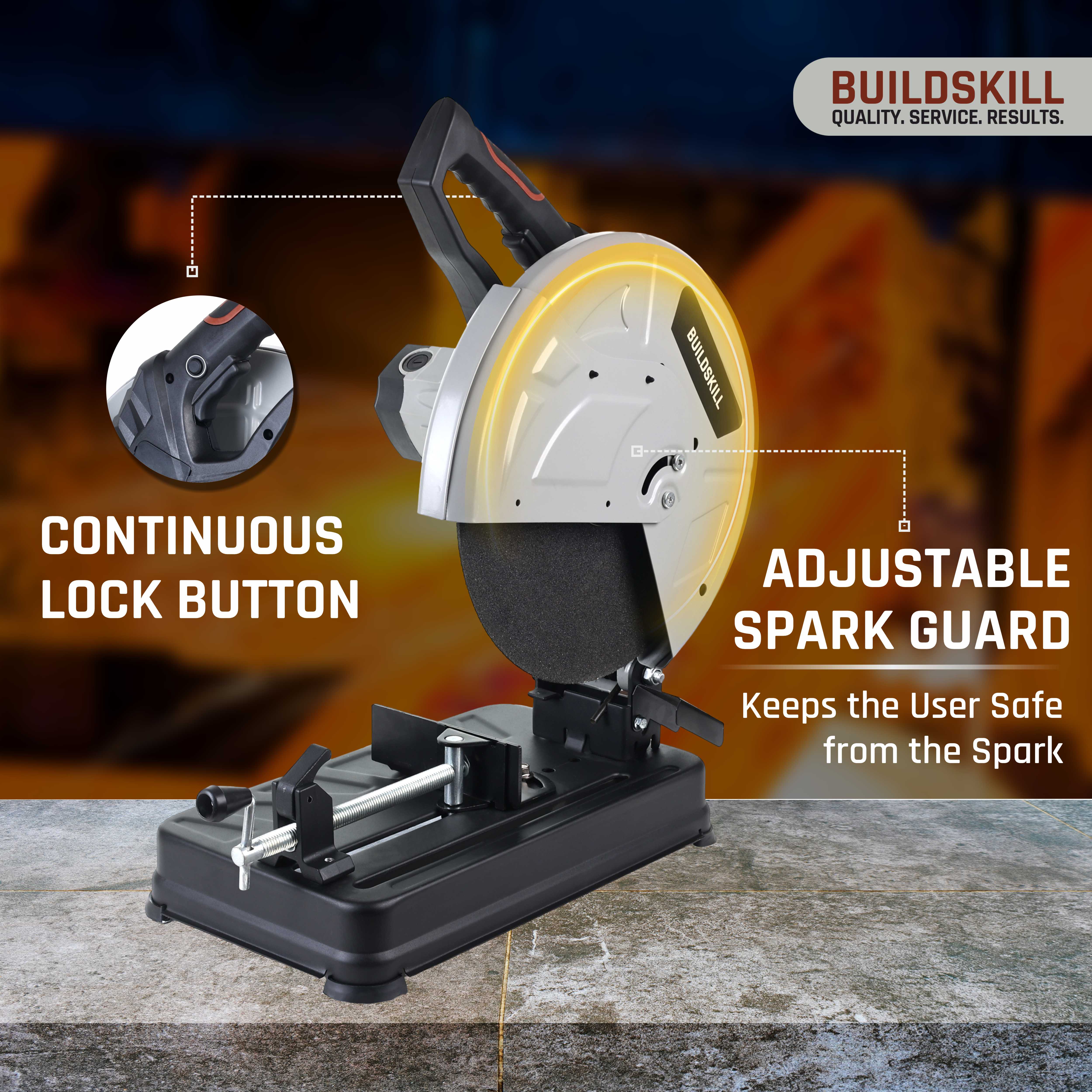 Buildskill 3100W Cut Off Machine – Heavy-Duty 355MM Blade