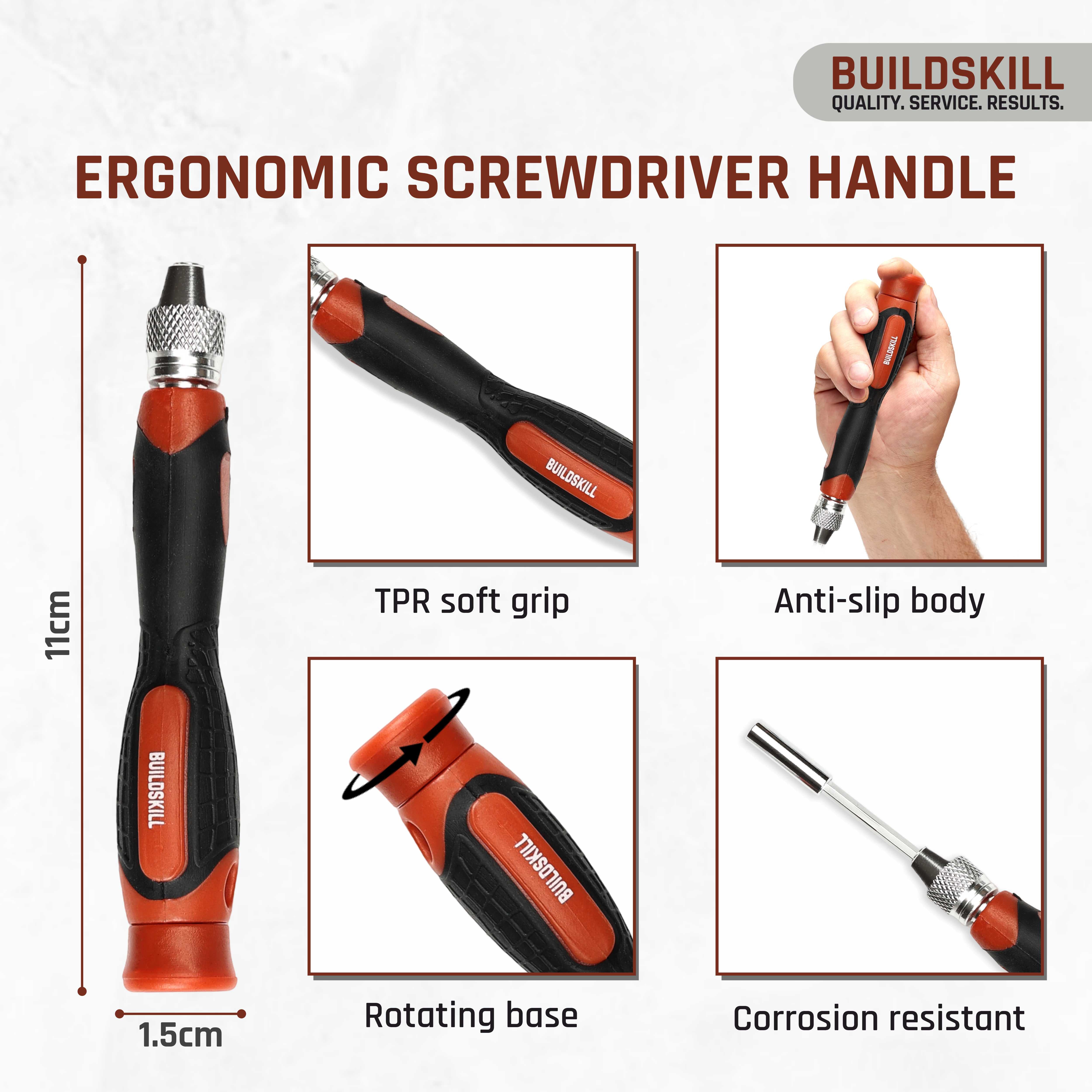 Buildskill 36 Pcs Precision Screwdriver Kit