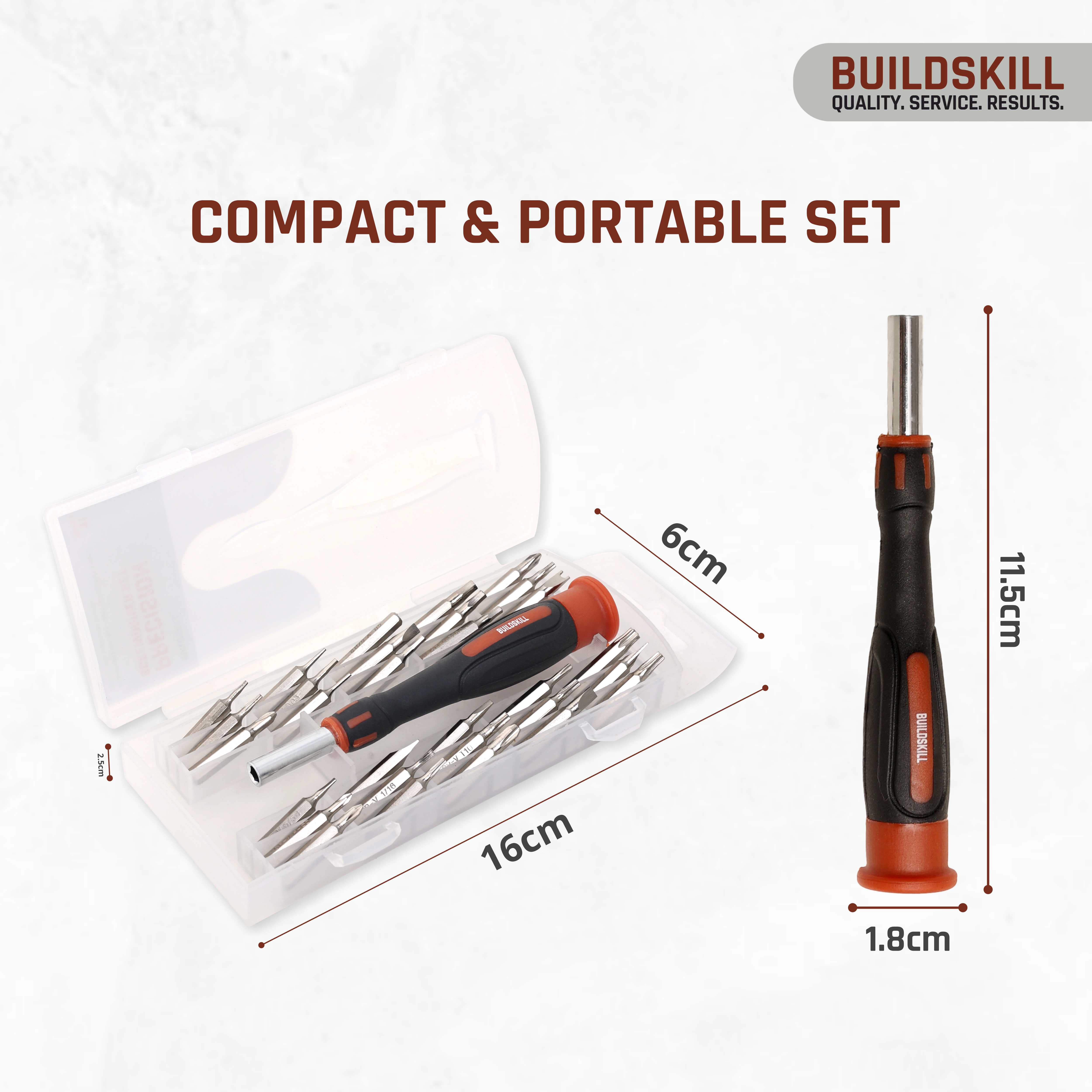 Buildskill 31 Pcs Precision Screwdriver Set