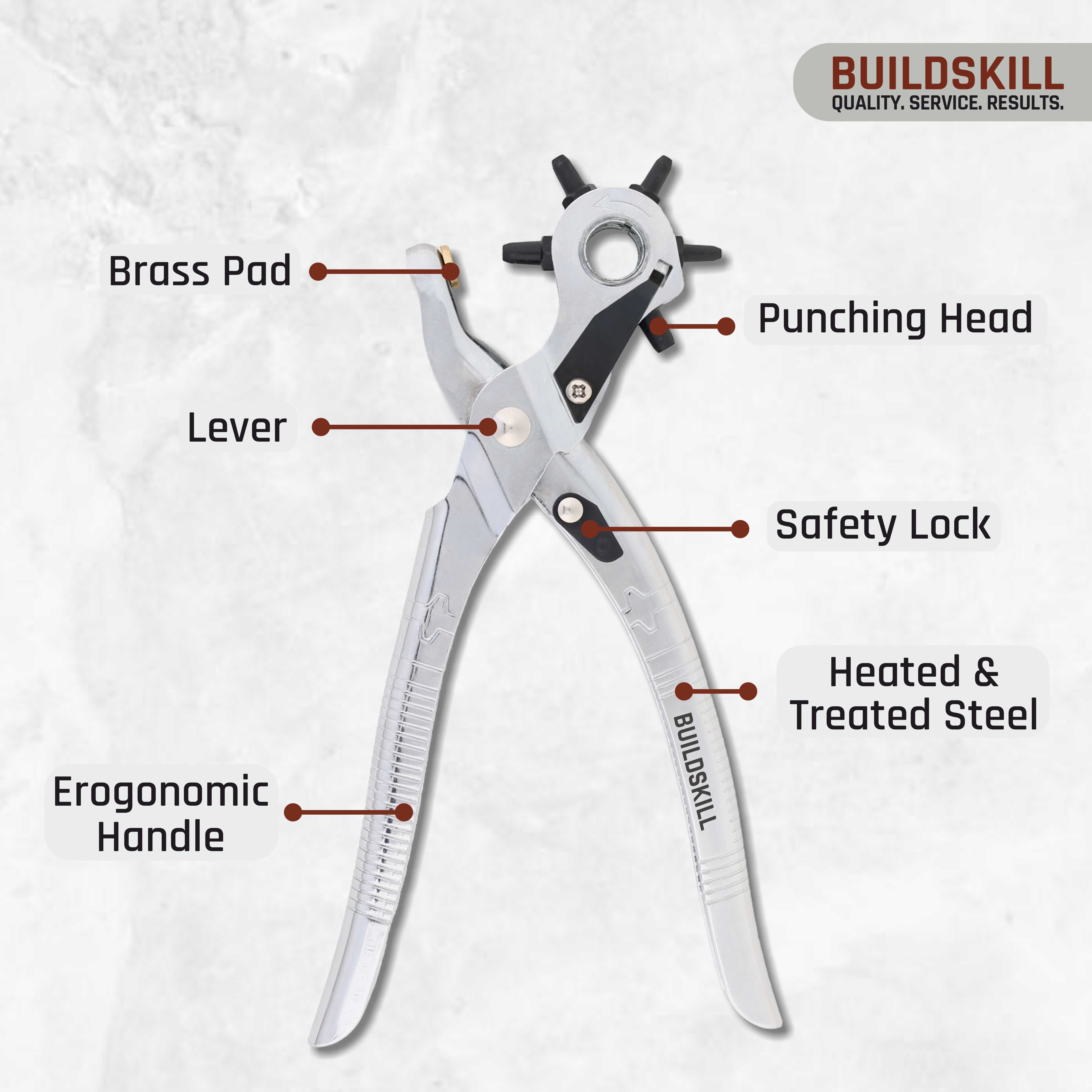 Buildskill Leather Hole Puncher – Durable and Precise Tool
