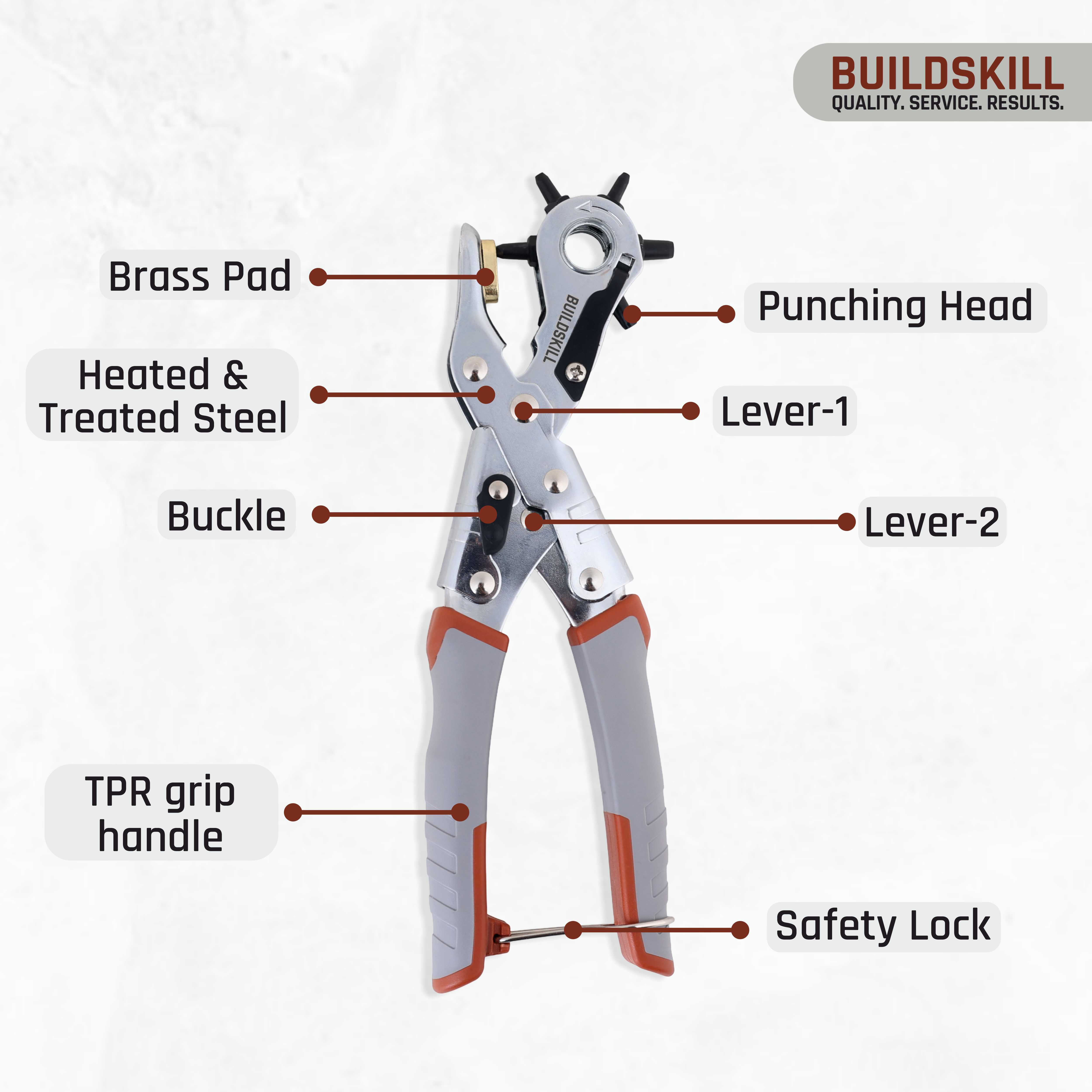 Buildskill Leather Hole Puncher – Durable and Precise Tool