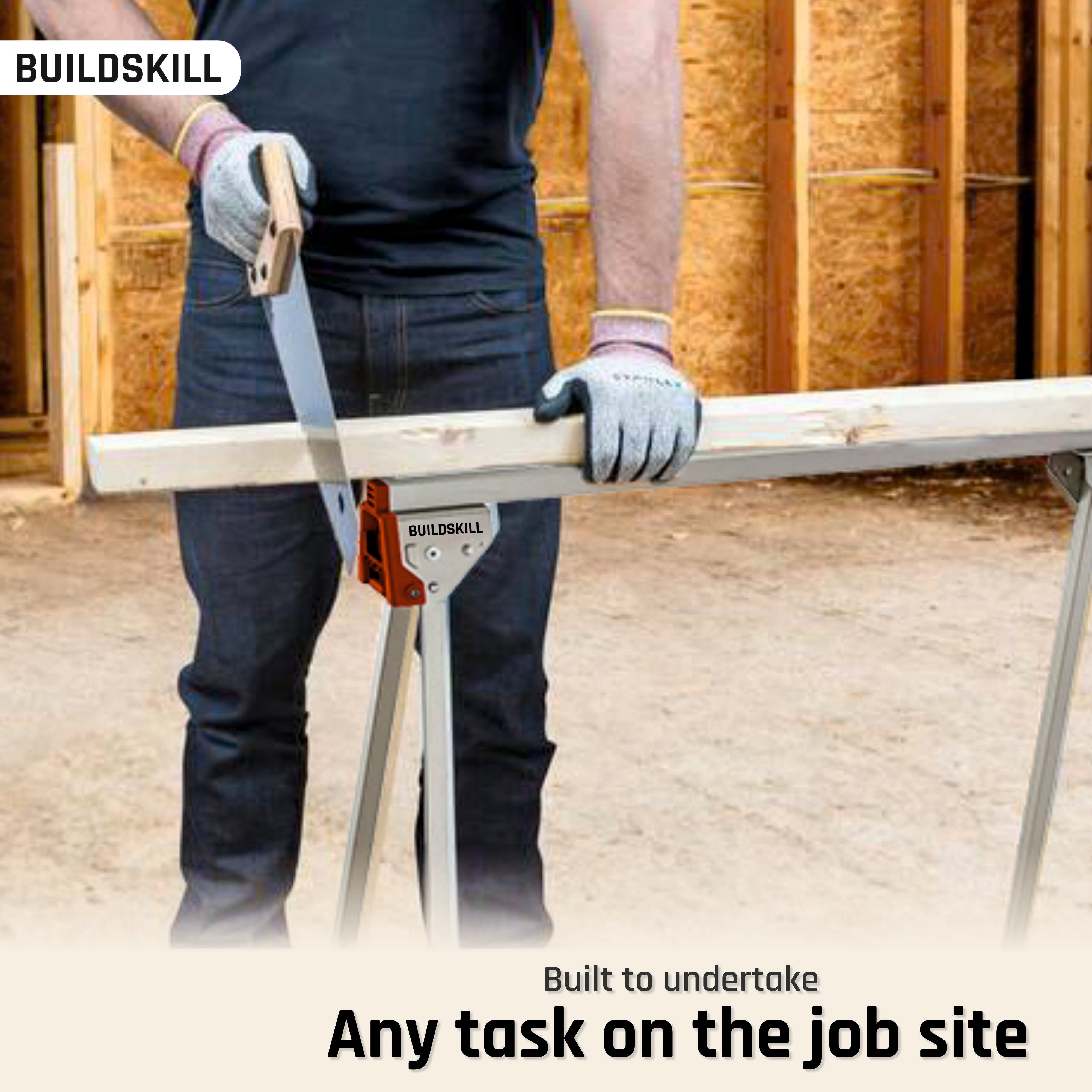 Buildskill Saw Horse for Supportive Work (Pack of 1)