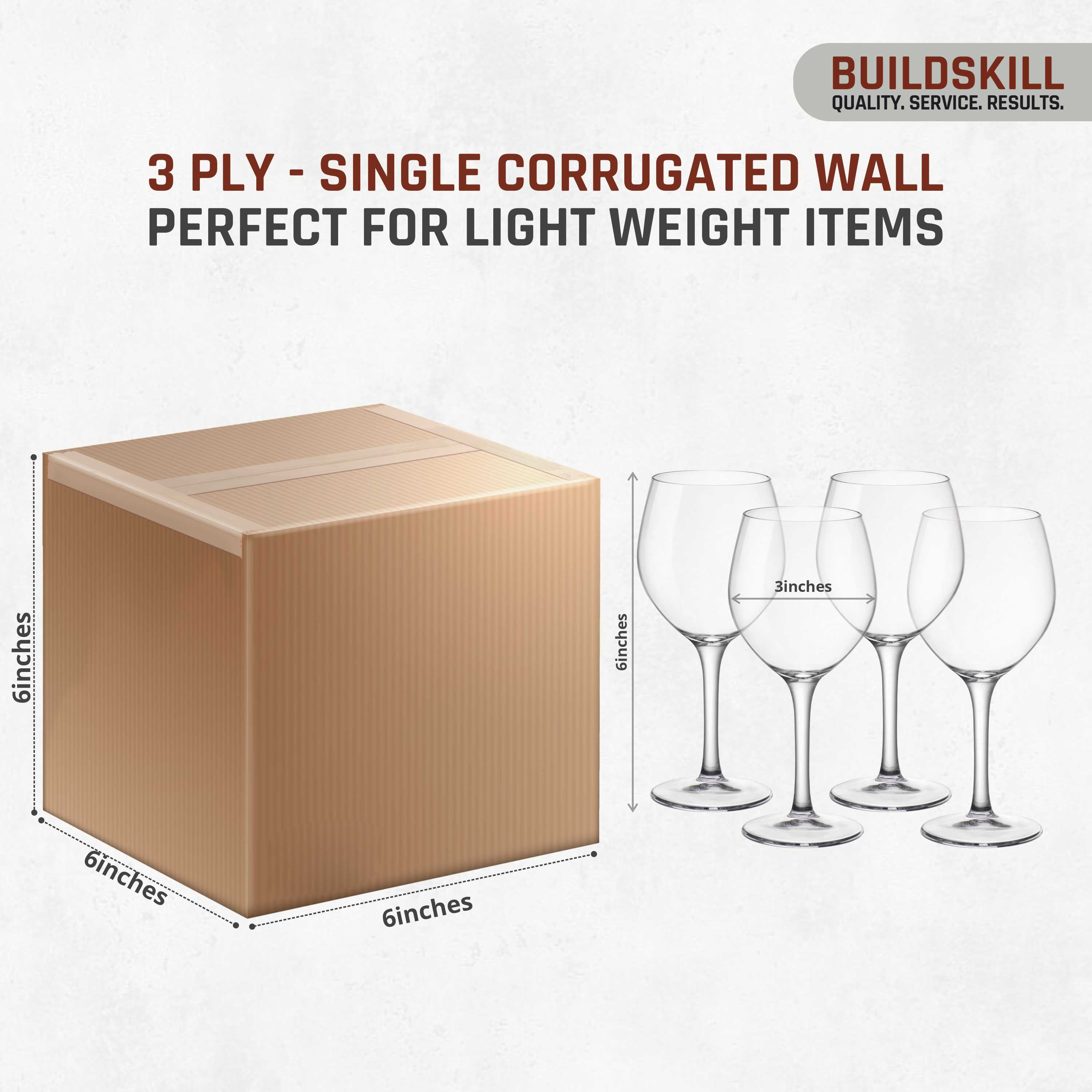 Buildskill 3 Ply Corrugated Box (XS)
