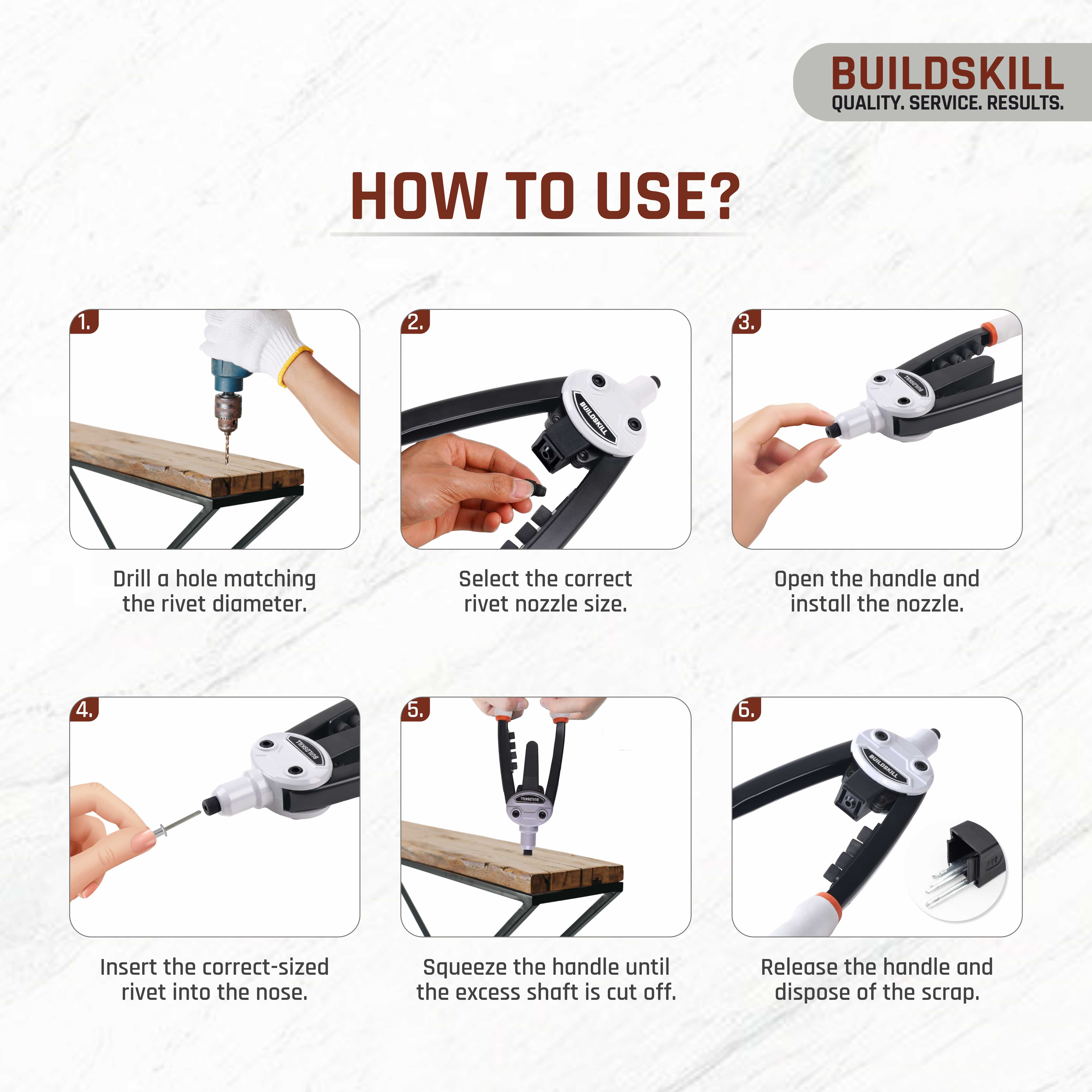 Buildskill Rivet Gun 10.5"