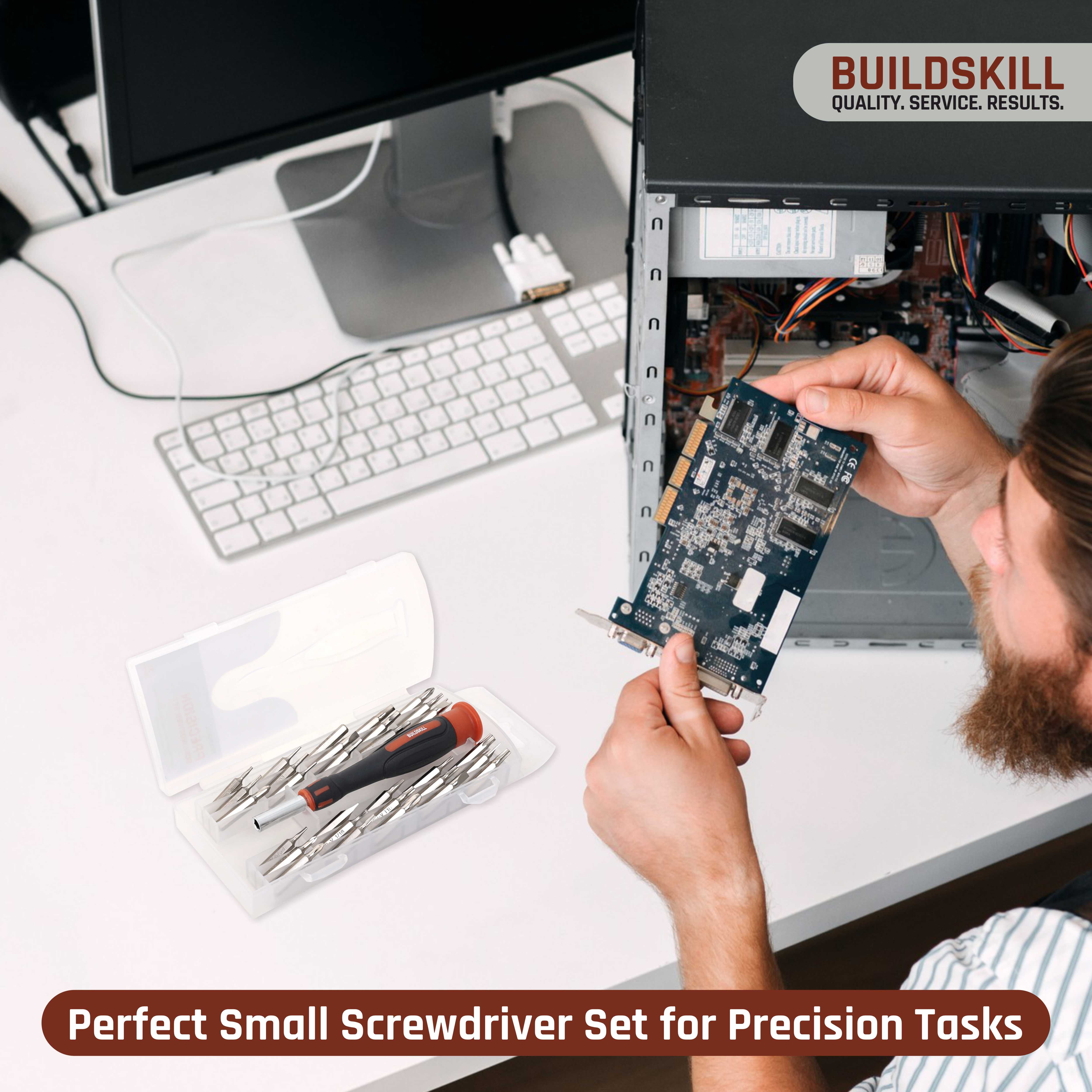 Buildskill 31 Pcs Precision Screwdriver Set