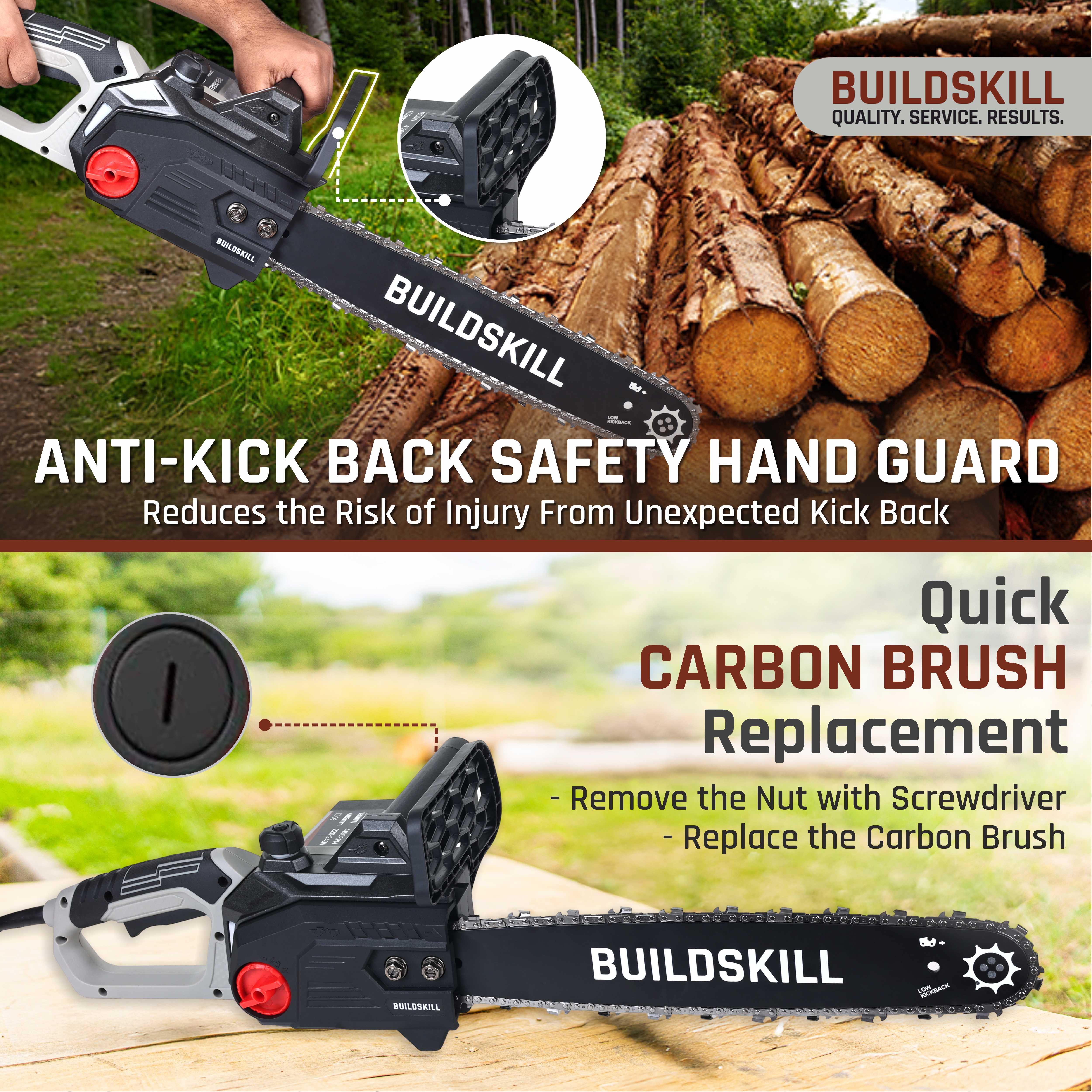 Buildskill 1800W Electric Chain Saw