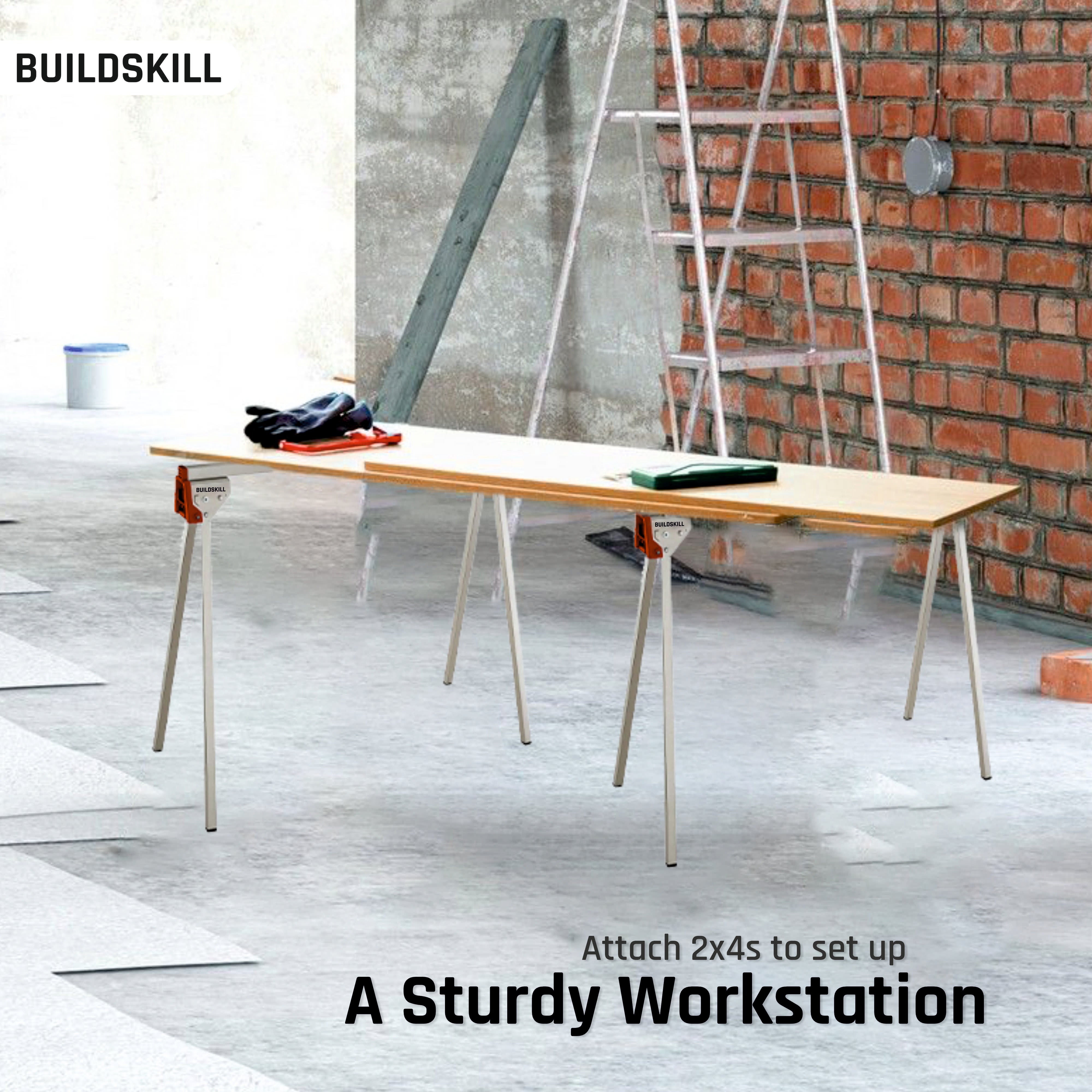 Buildskill Saw Horse for Supportive Work (Pack of 1)