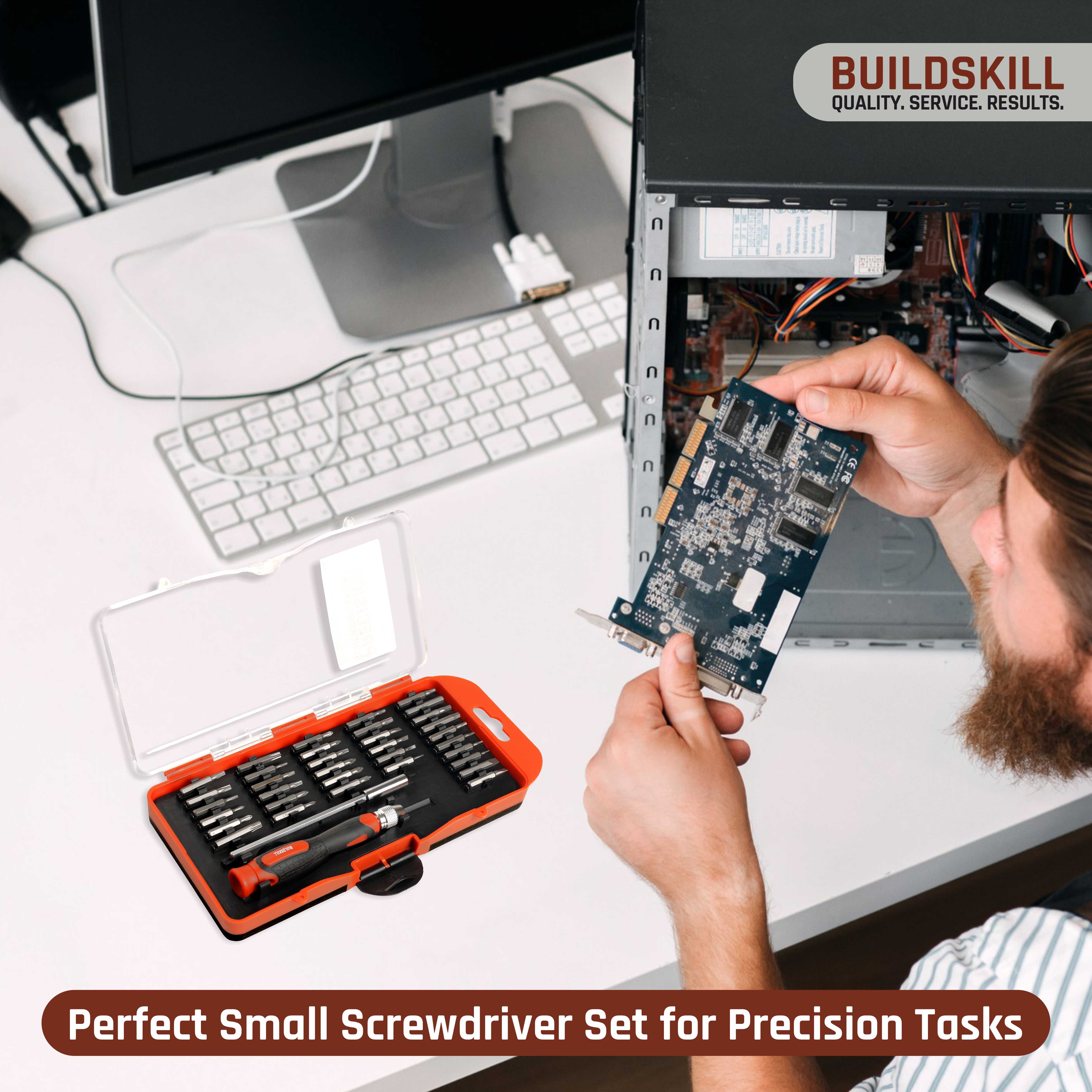 Buildskill 36 Pcs Precision Screwdriver Kit