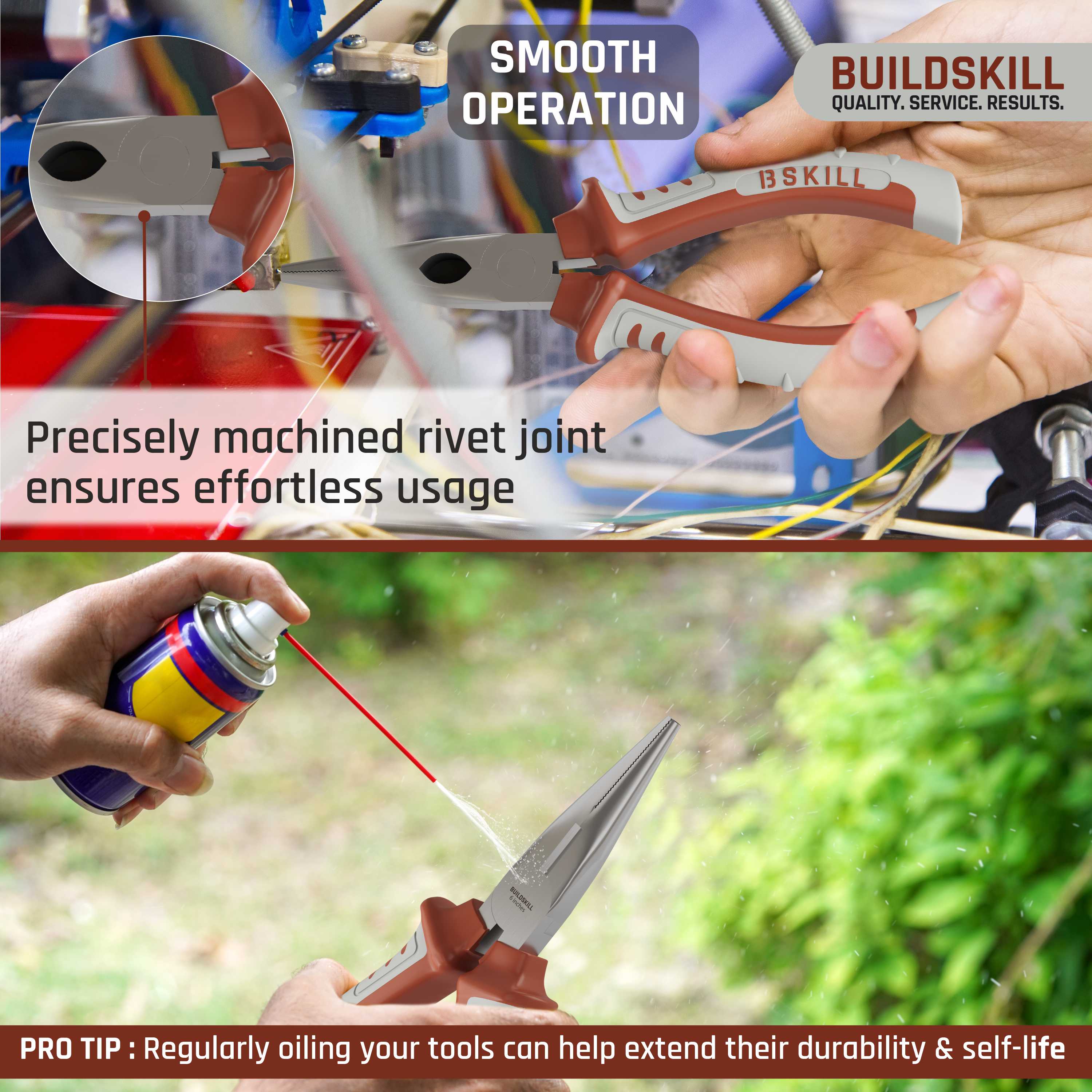 Buildskill Needle Nose Plier