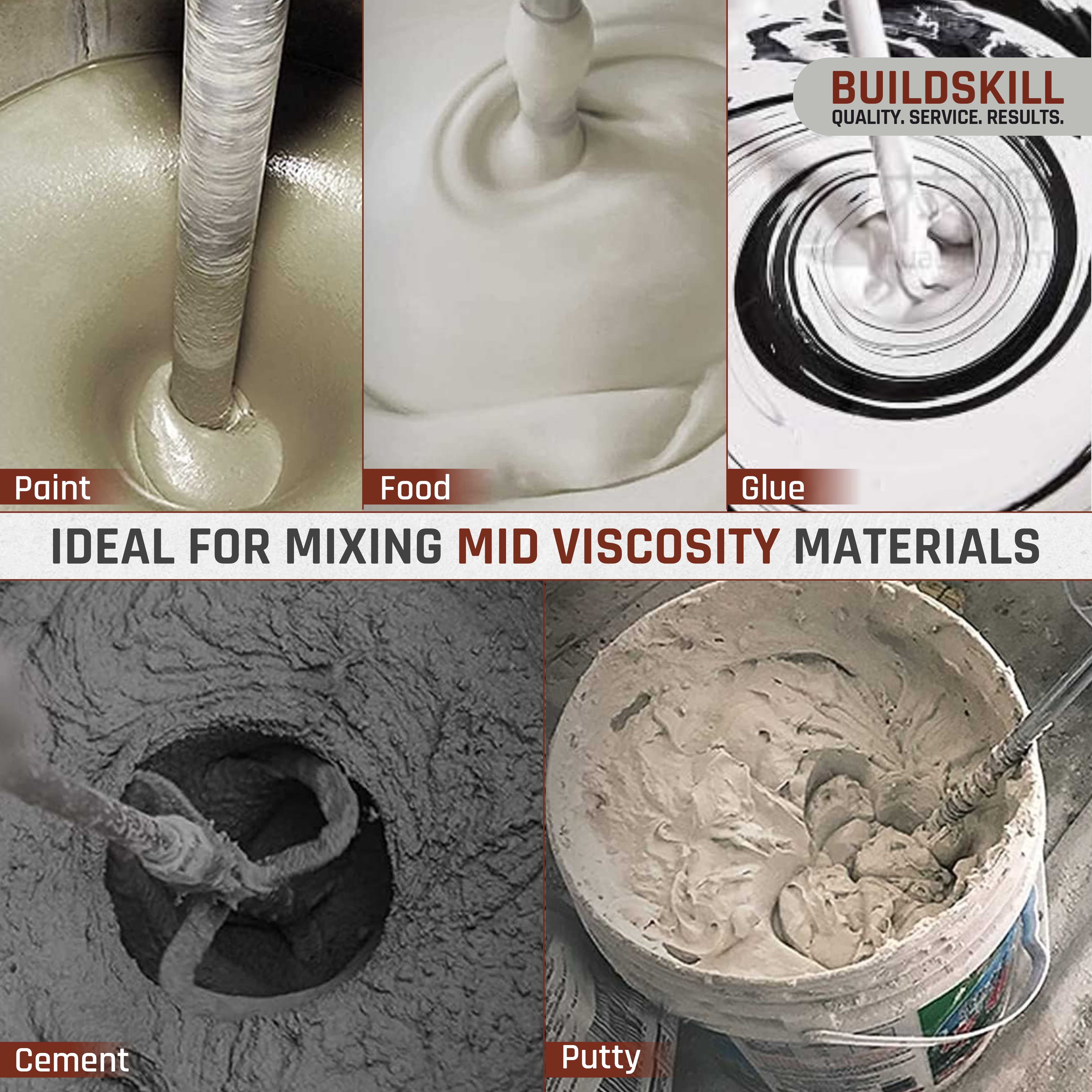 Buildskill 1400W Concrete Mixer – Dual Speed Function