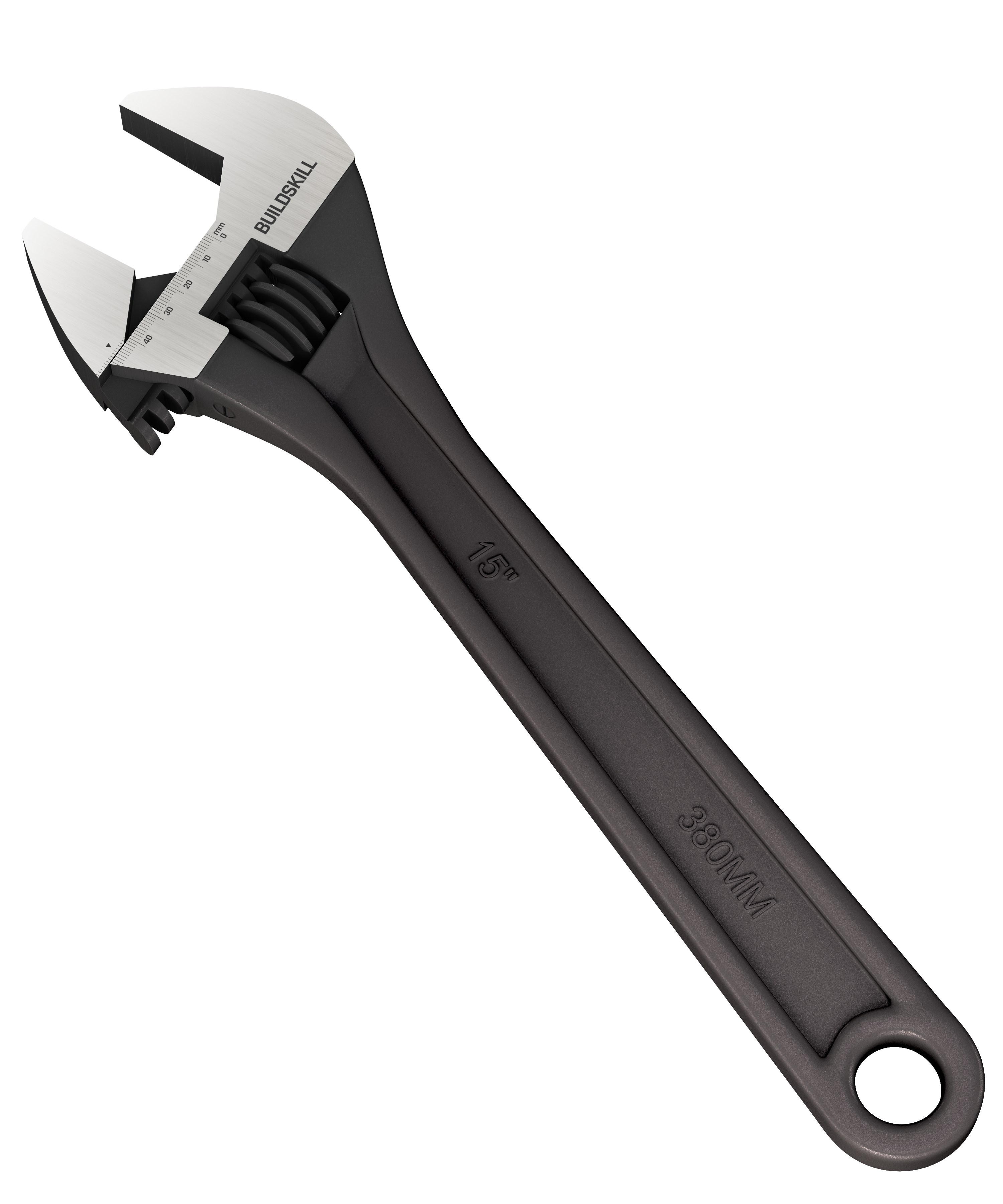 Buildskill 15 Inches Adjustable Wrench (Phosphate Finish)