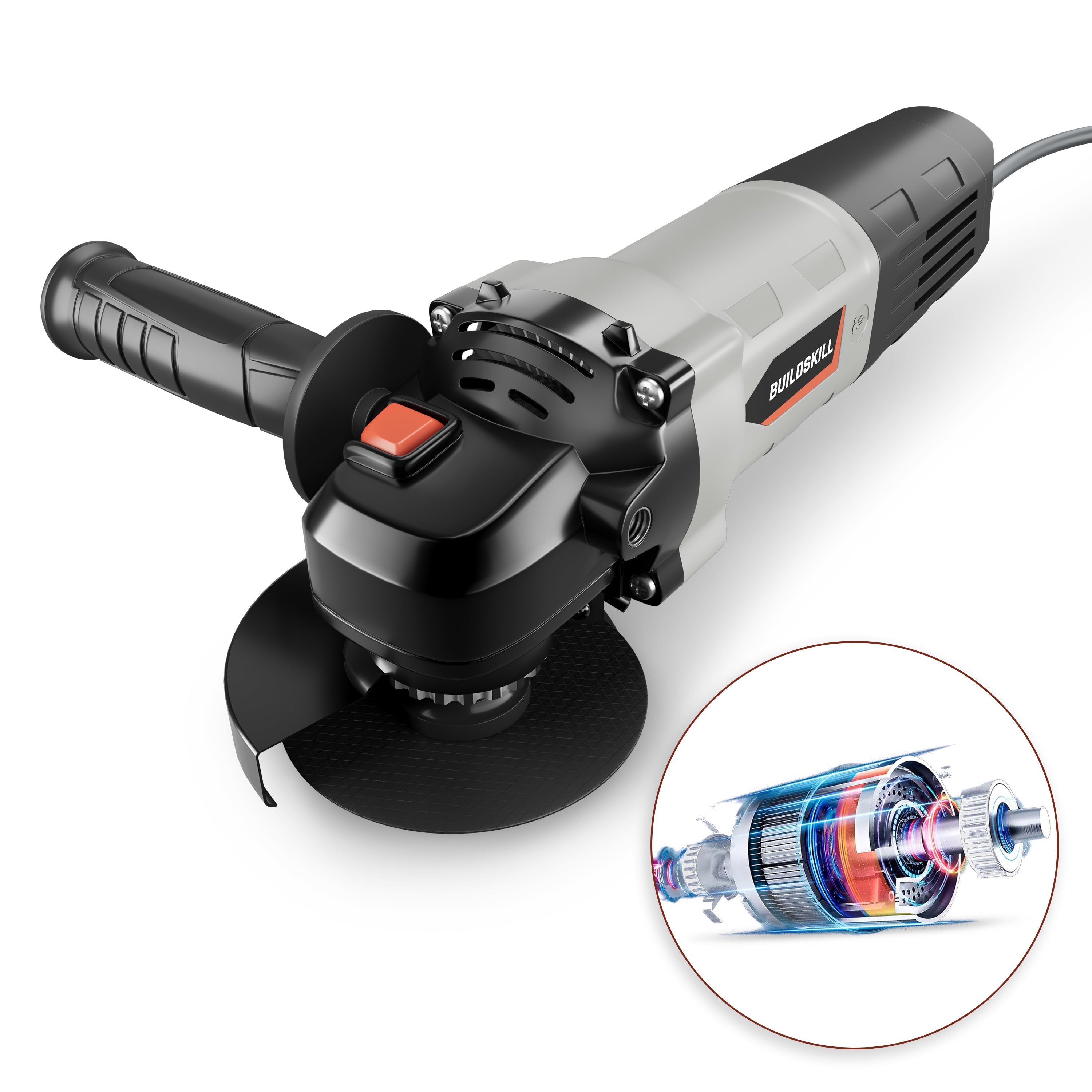 Buildskill 850W Angle Grinder With 11000 RPM (100mm)