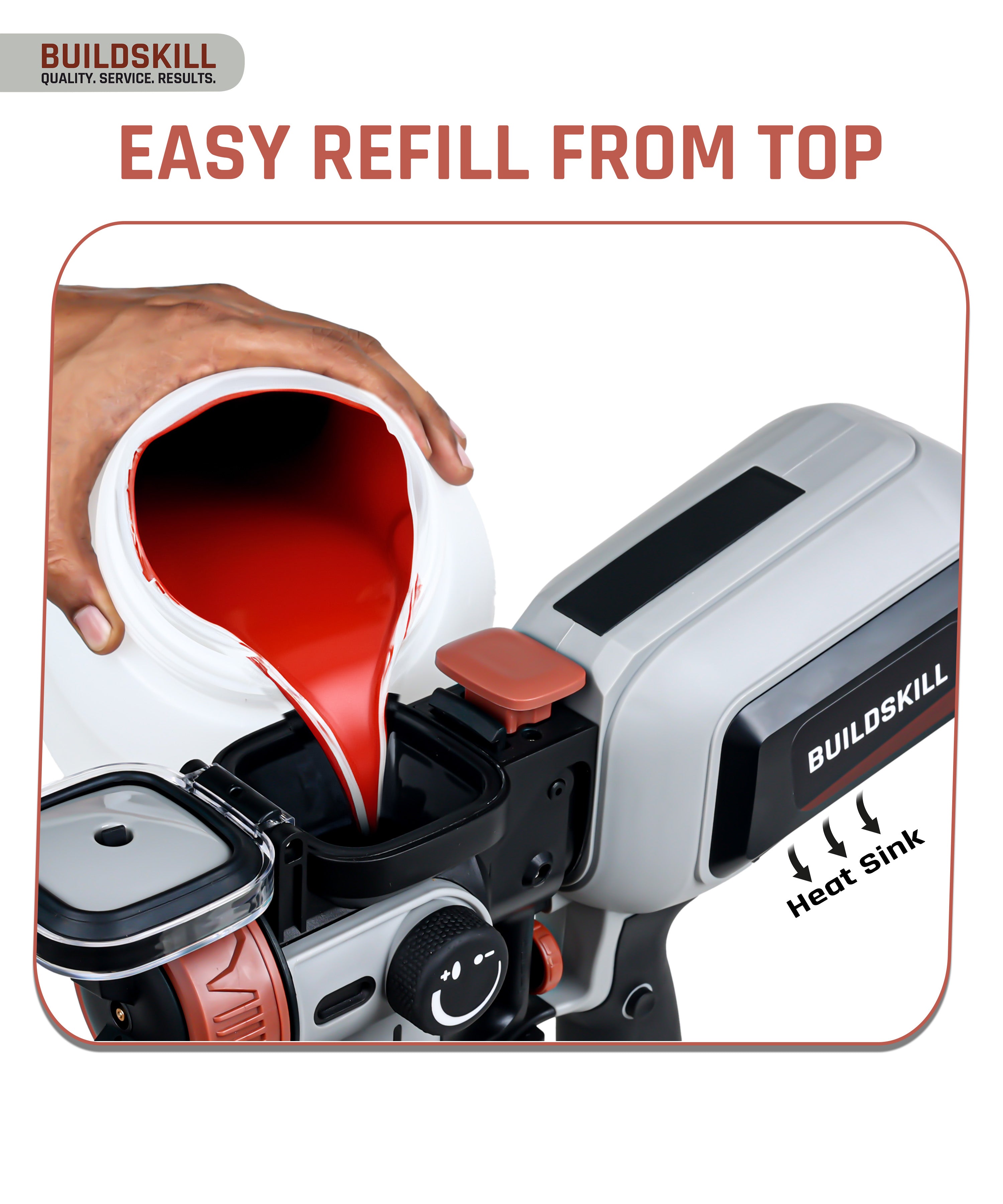 Buildskill 600W Paint Sprayer With 1500 ML Capacity