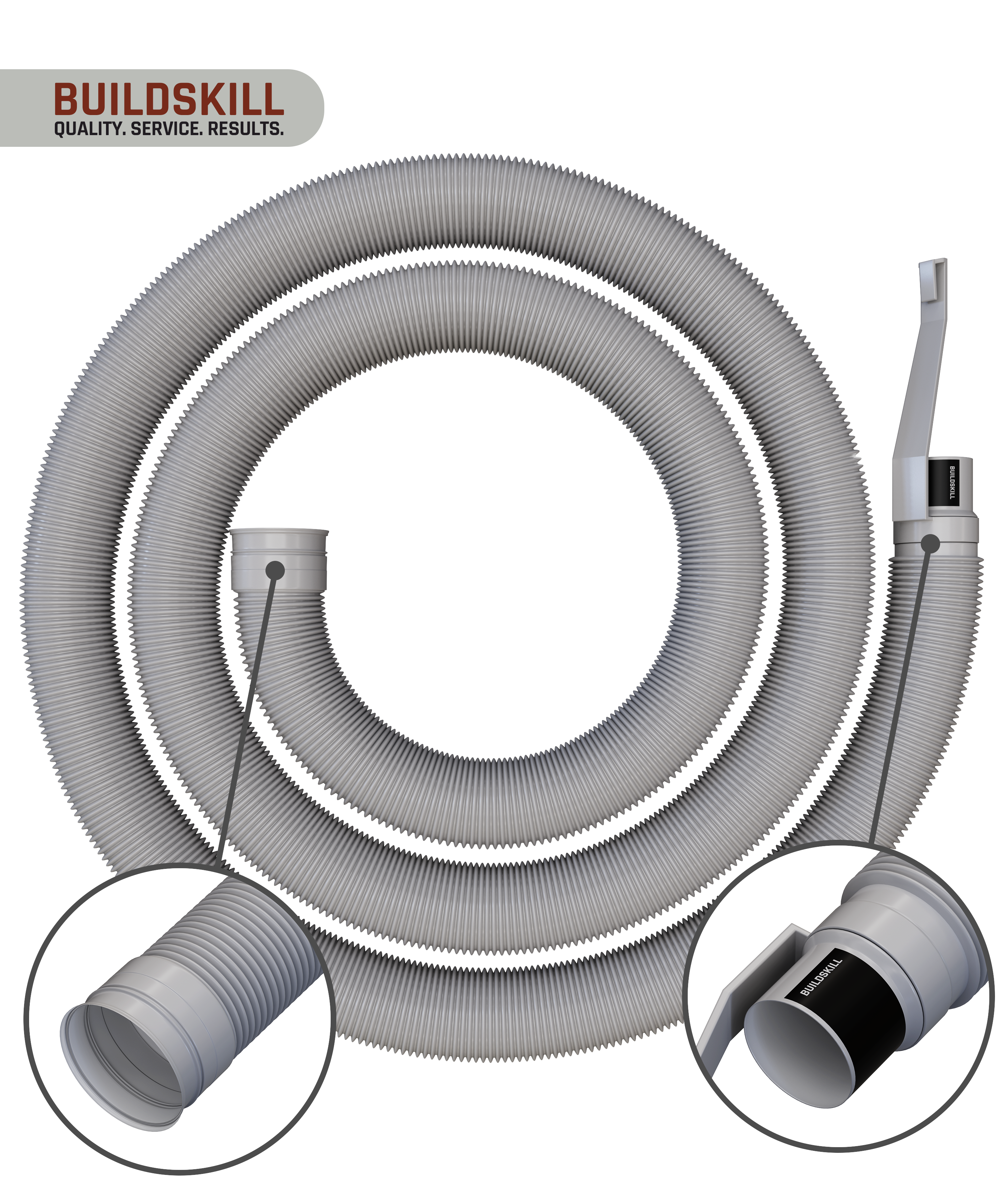 BUILDSKILL Drain Pipe for Fully Automatic Washing Machine – Haier Model