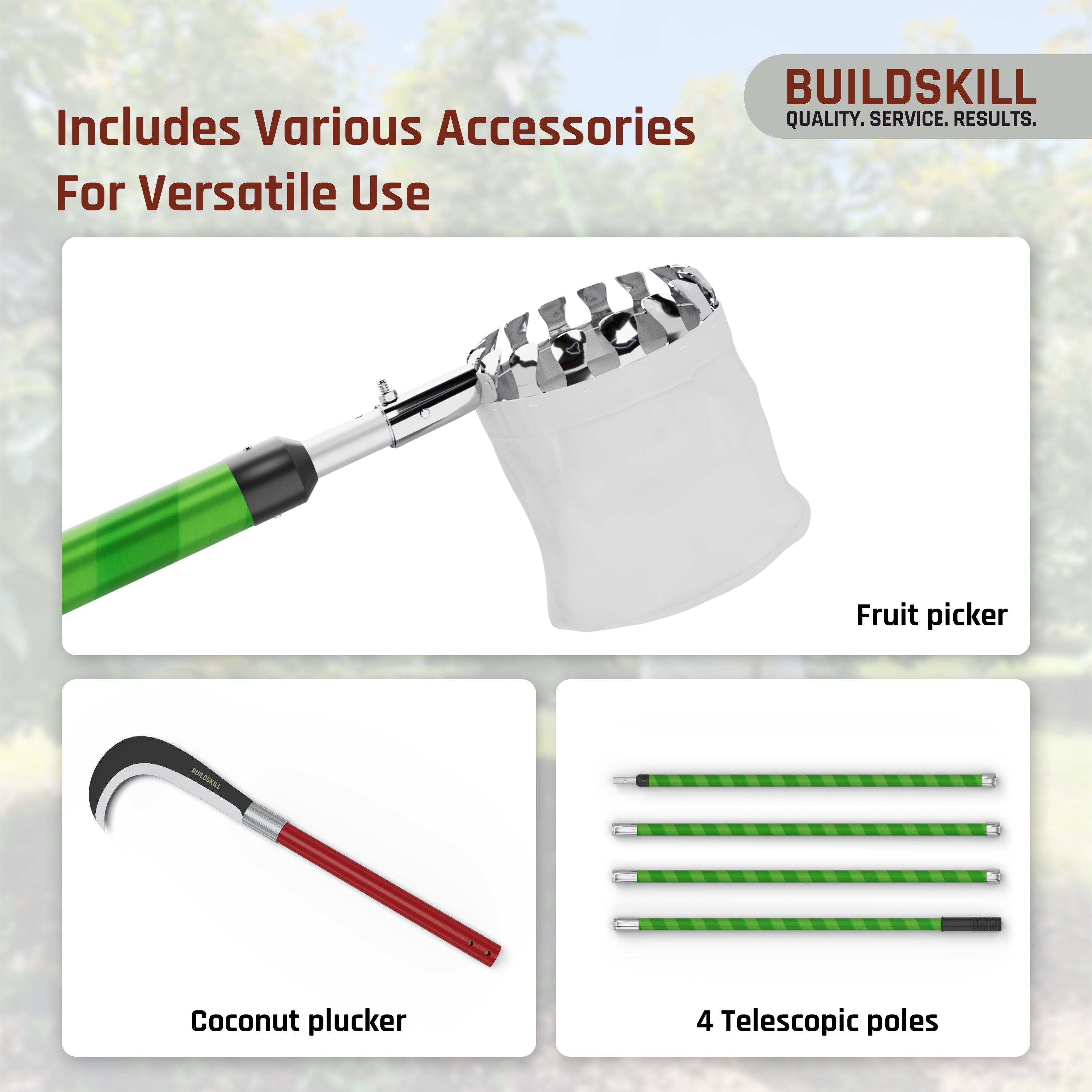 Telescopic Plucker Combo 8-16 feet