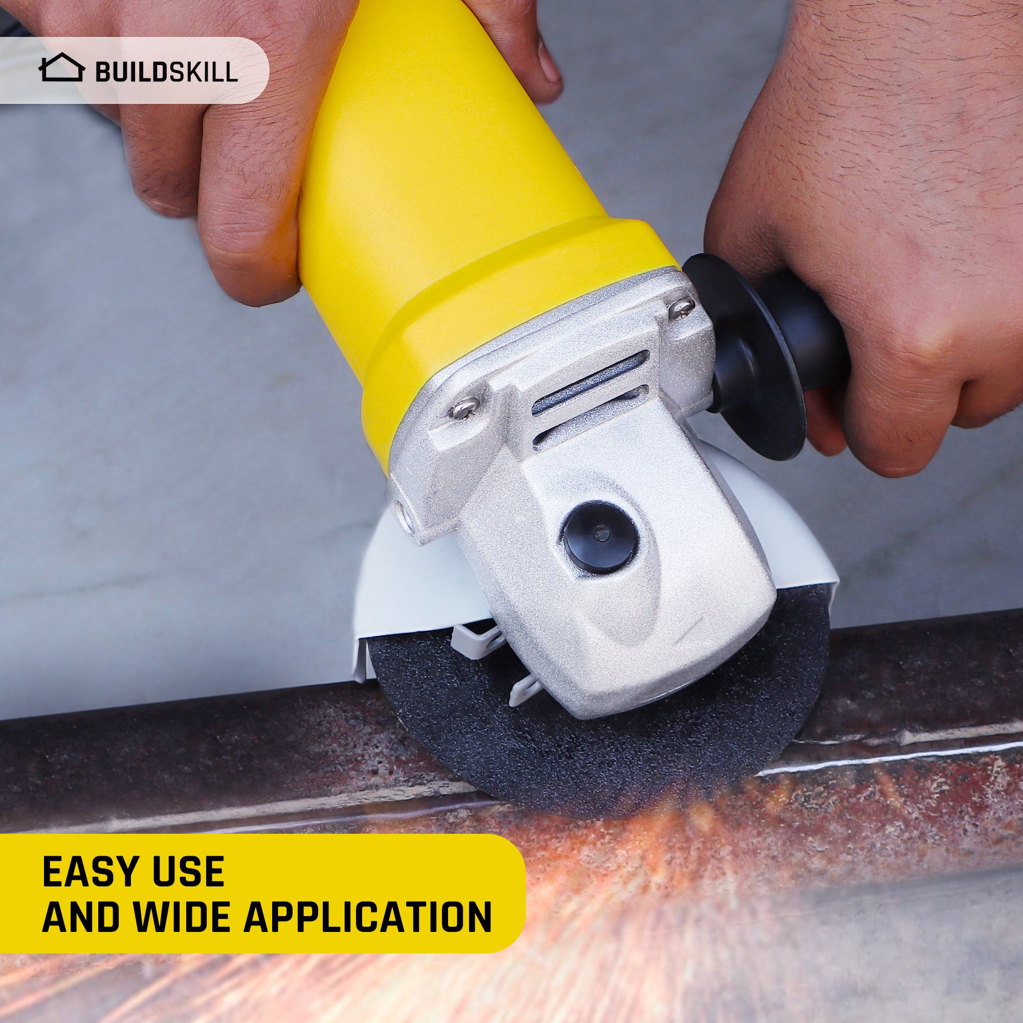 Buildskill Angle Grinder With 11000 RPM (100MM)