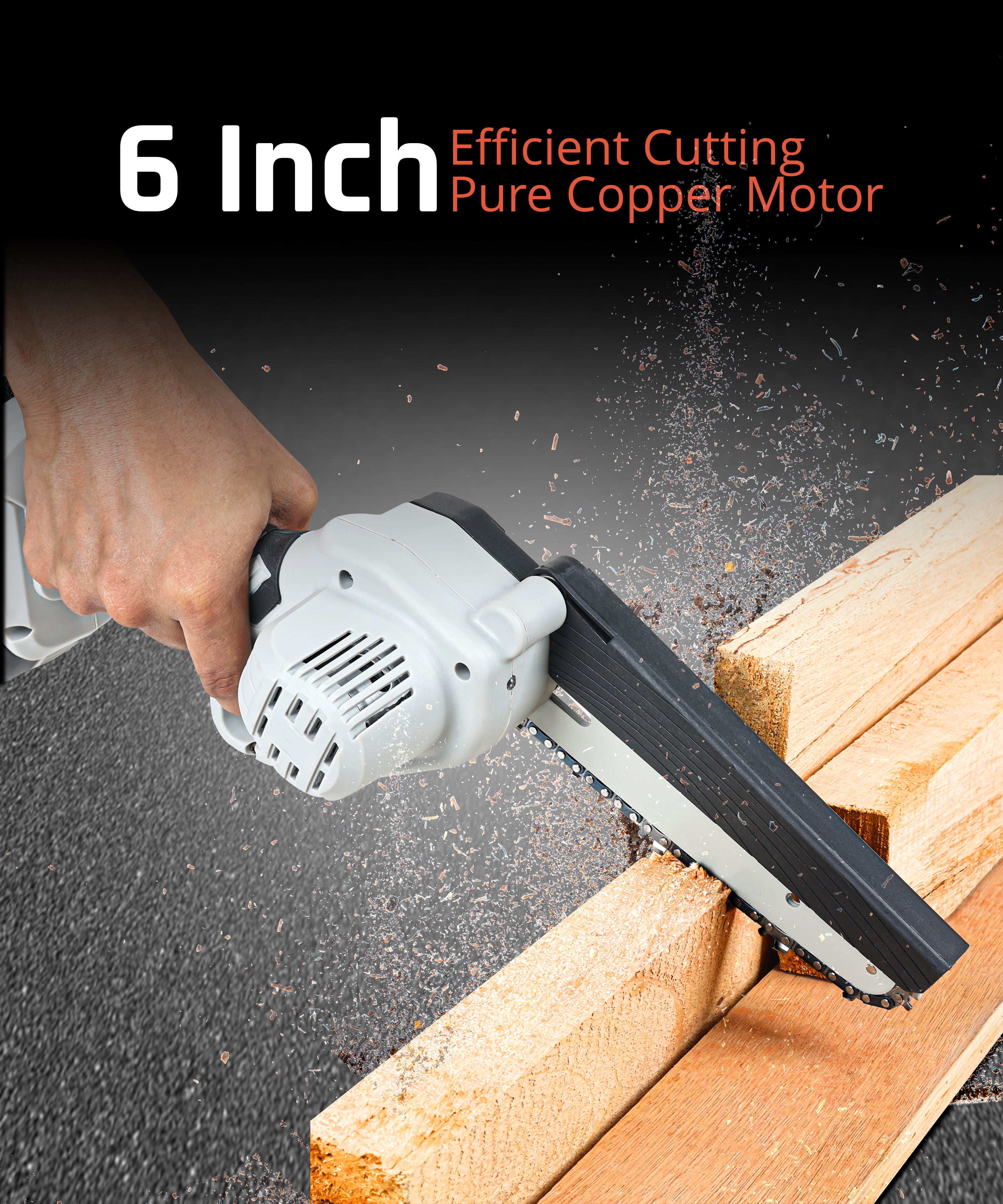 Buildskill 21V Chain Saw BMC Kit with 1.5B Battery