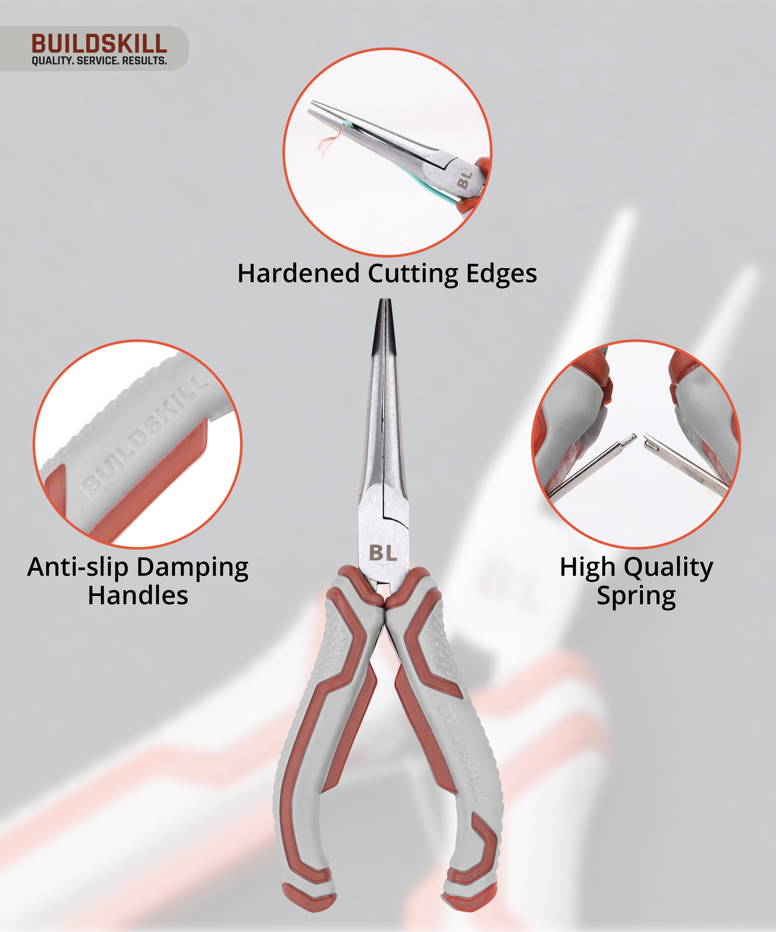 Buildskill Mini Pliers Set – 5 pcs, Compact and Versatile