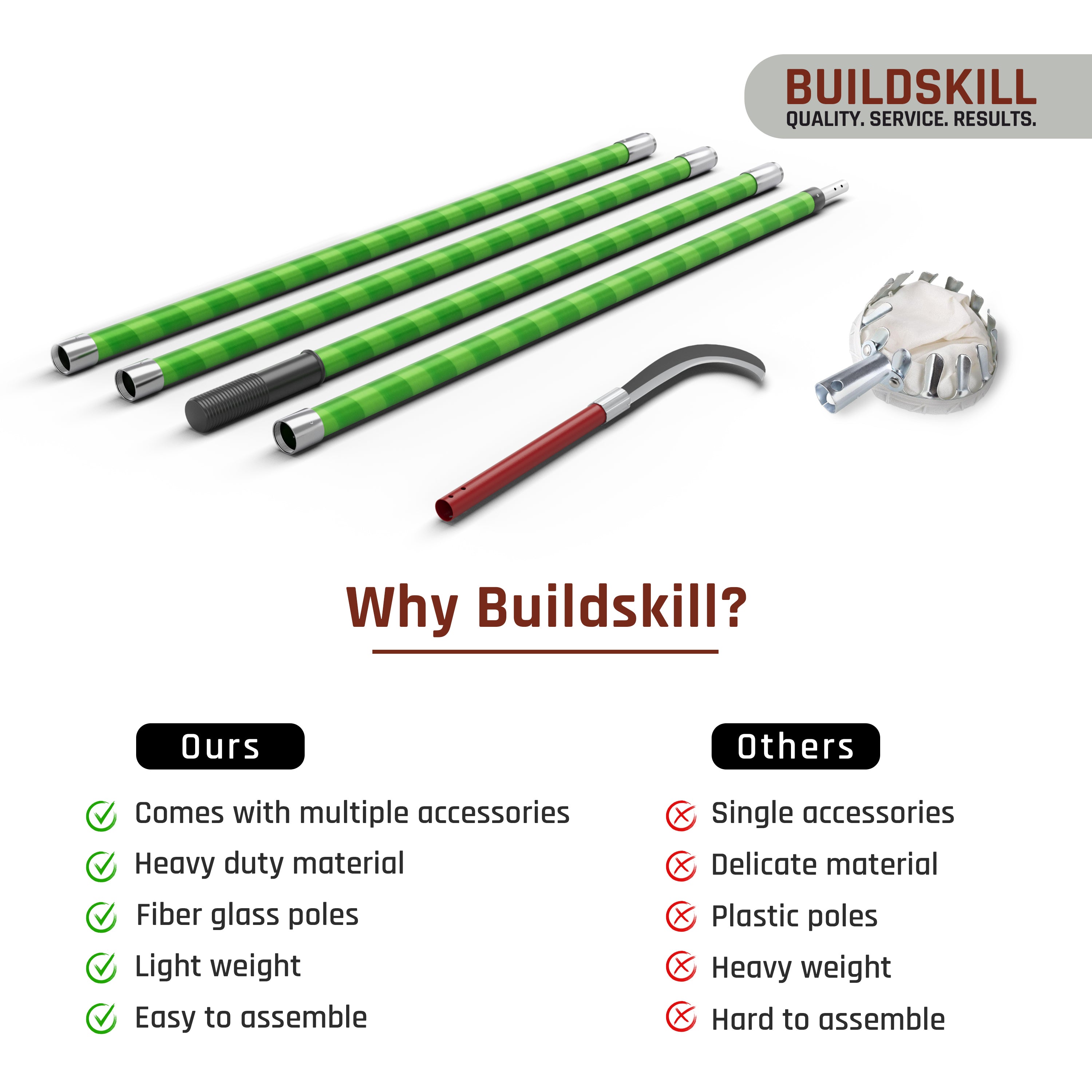 Telescopic Plucker Combo 8-16 feet