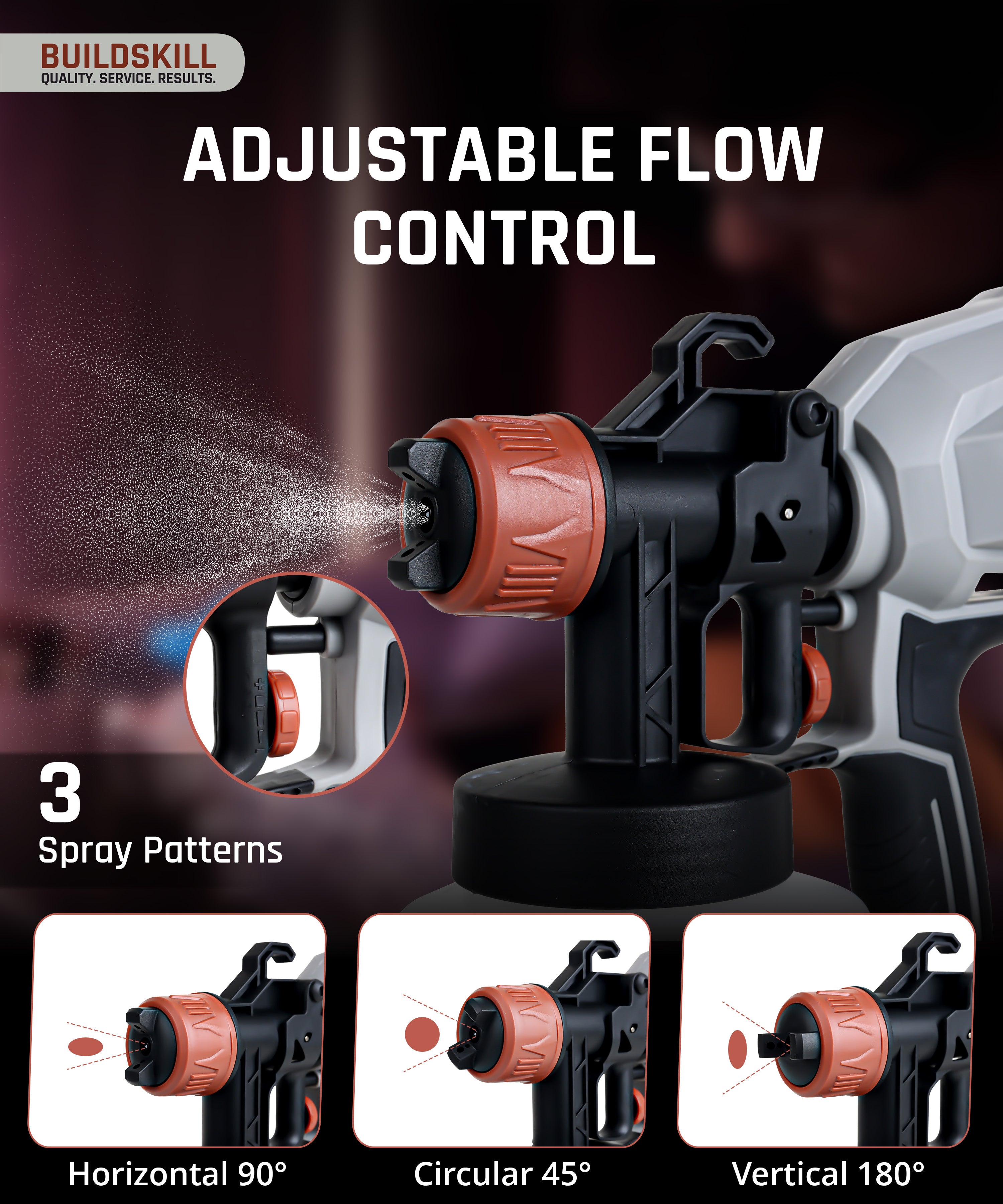 Buildskill 400W Paint Sprayer With 1200 ML Capacity