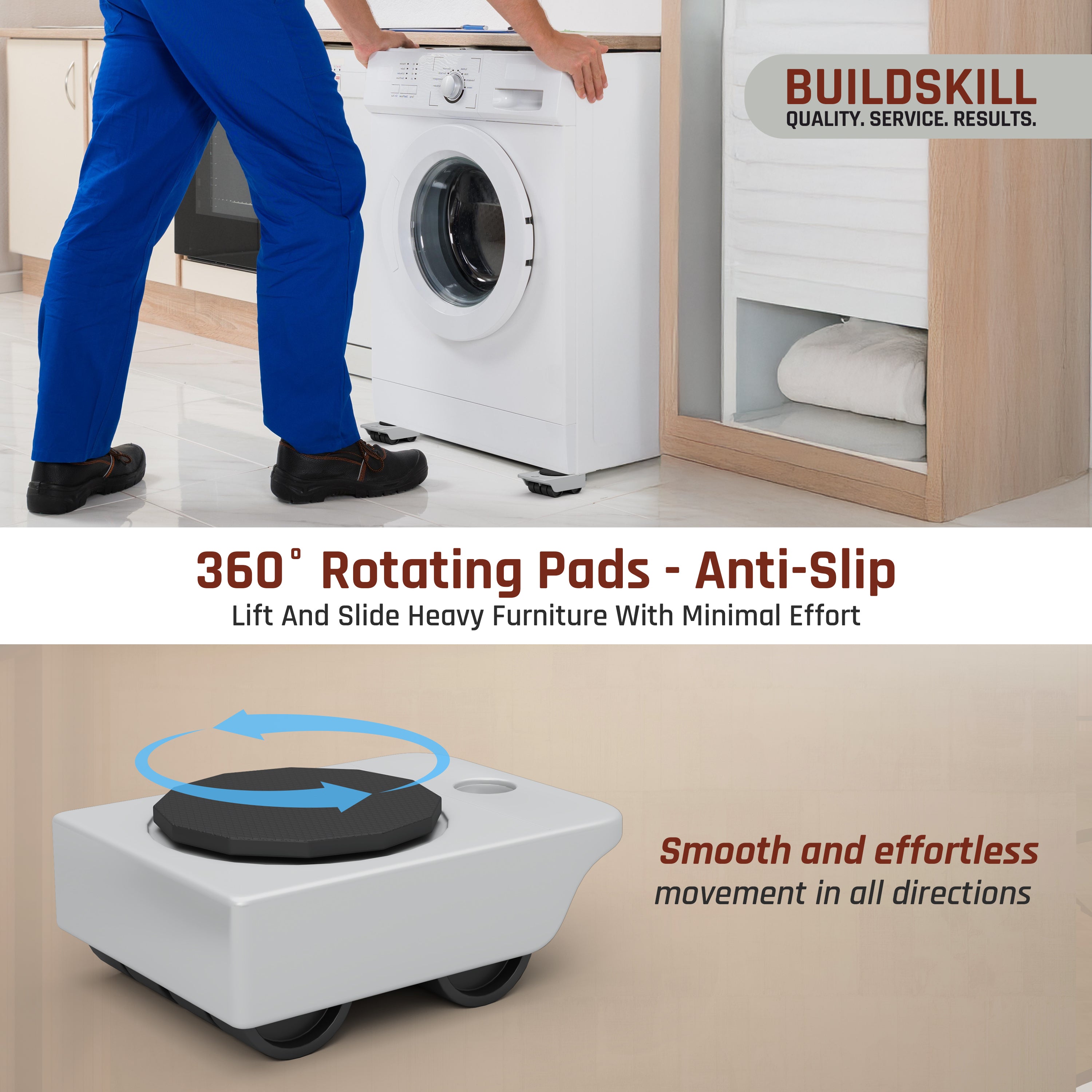 Buildskill Furniture Lifter – Set of 5 pcs for Easy Moving