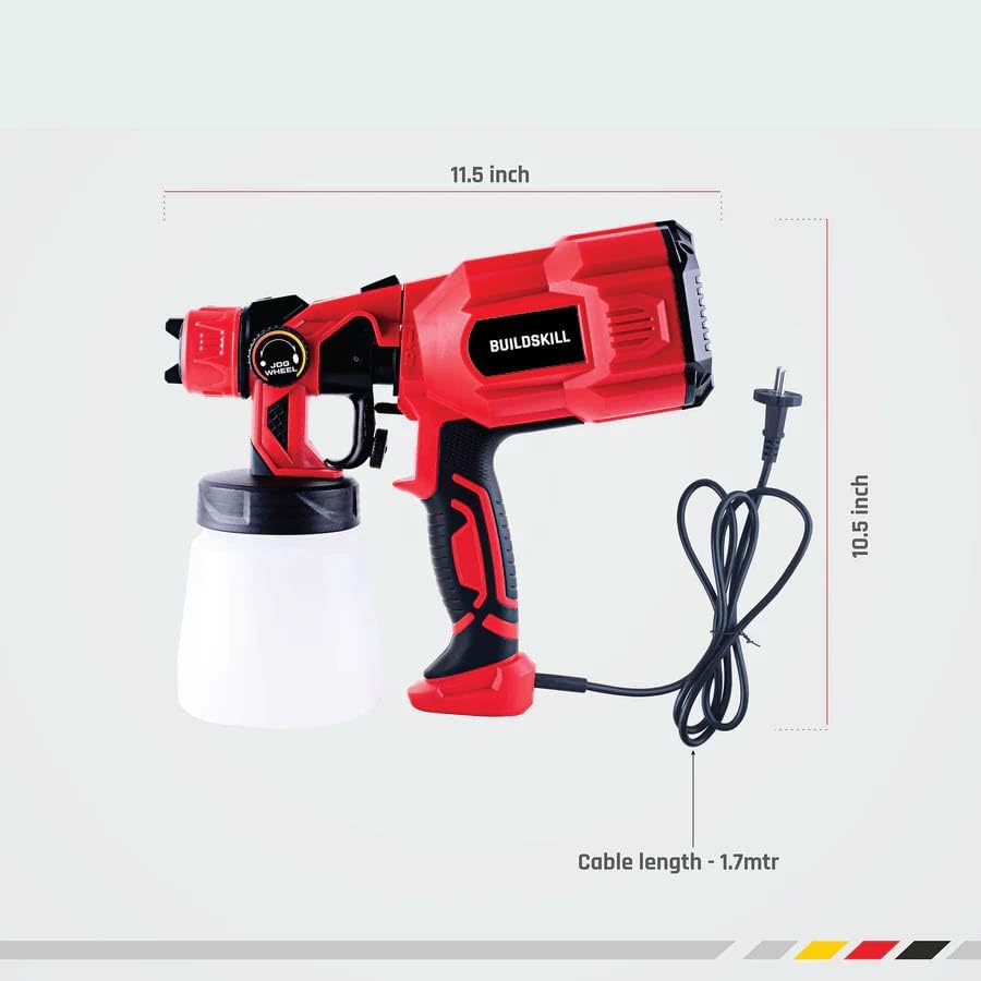Buildskill 600W Paint Sprayer With 800 ML Capacity