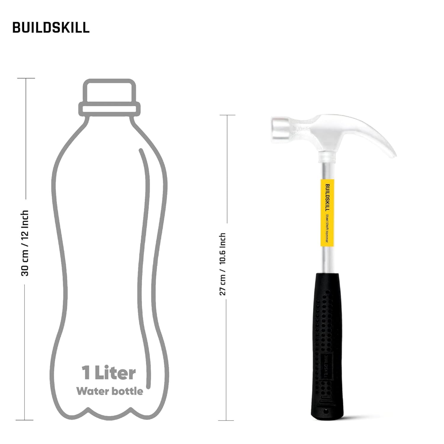 Buildskill 8oz Steel Shaft Hammer