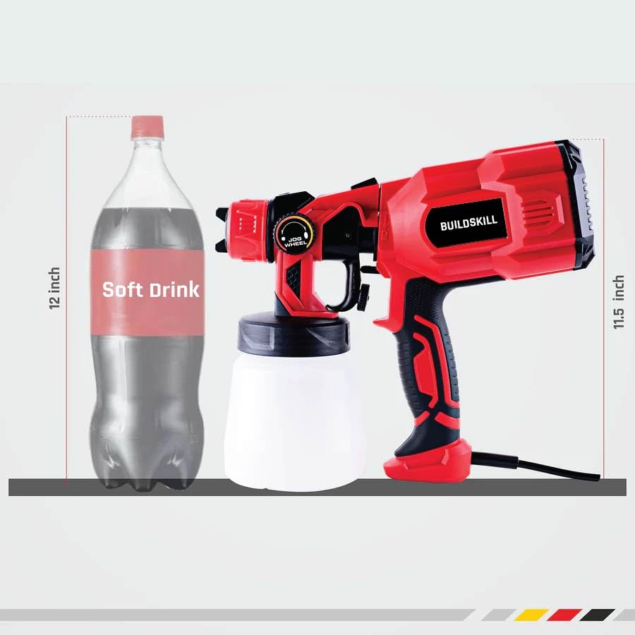 Buildskill 600W Paint Sprayer With 800 ML Capacity