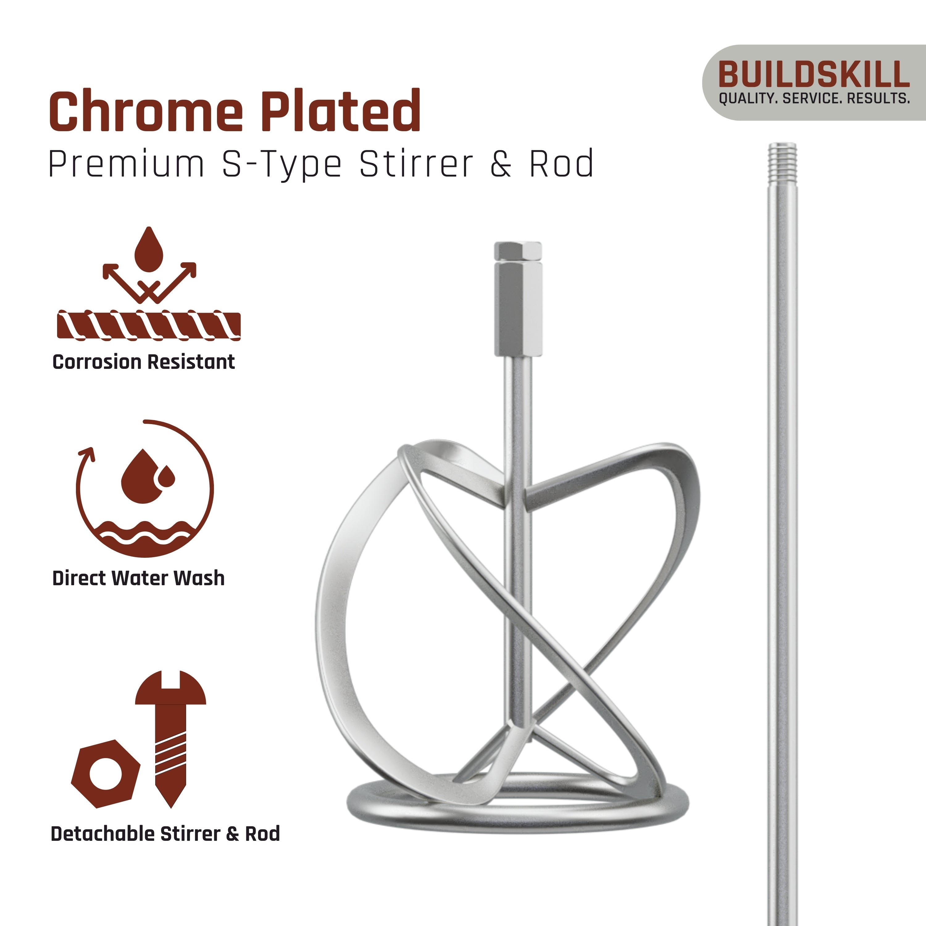 Buildskill 1400W Concrete Mixer – Dual Speed Function