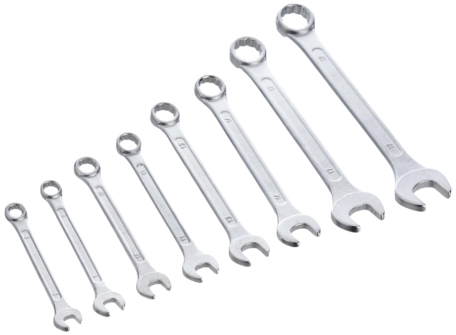 Buildskill 6 Pcs Combination Spanner Wrench Set