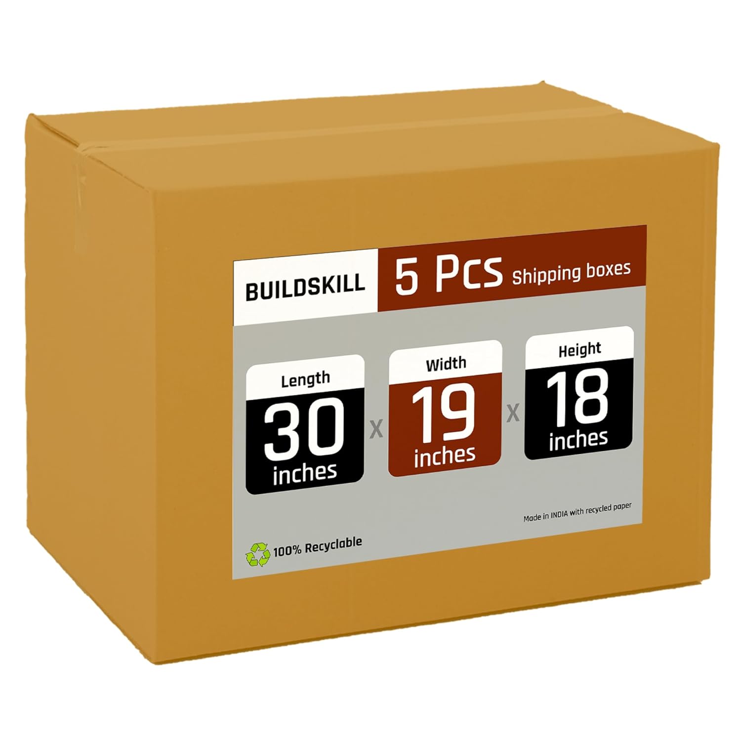 Buildskill 5 Ply Corrugated Box (XL)