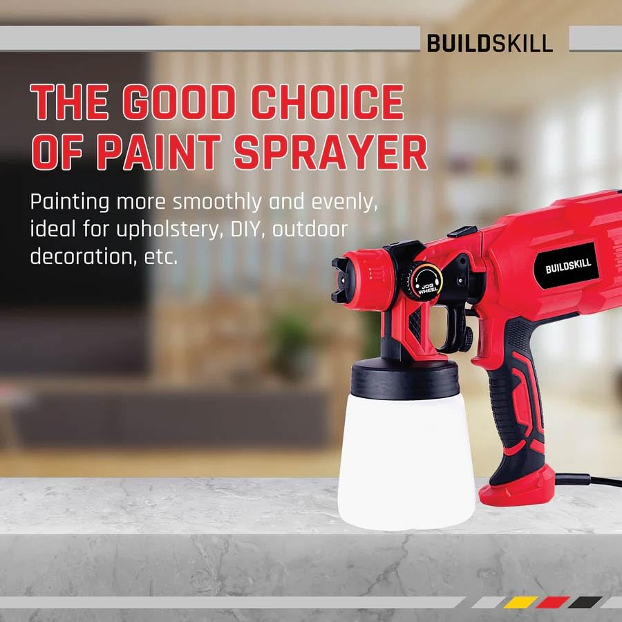 Buildskill 600W Paint Sprayer With 800 ML Capacity